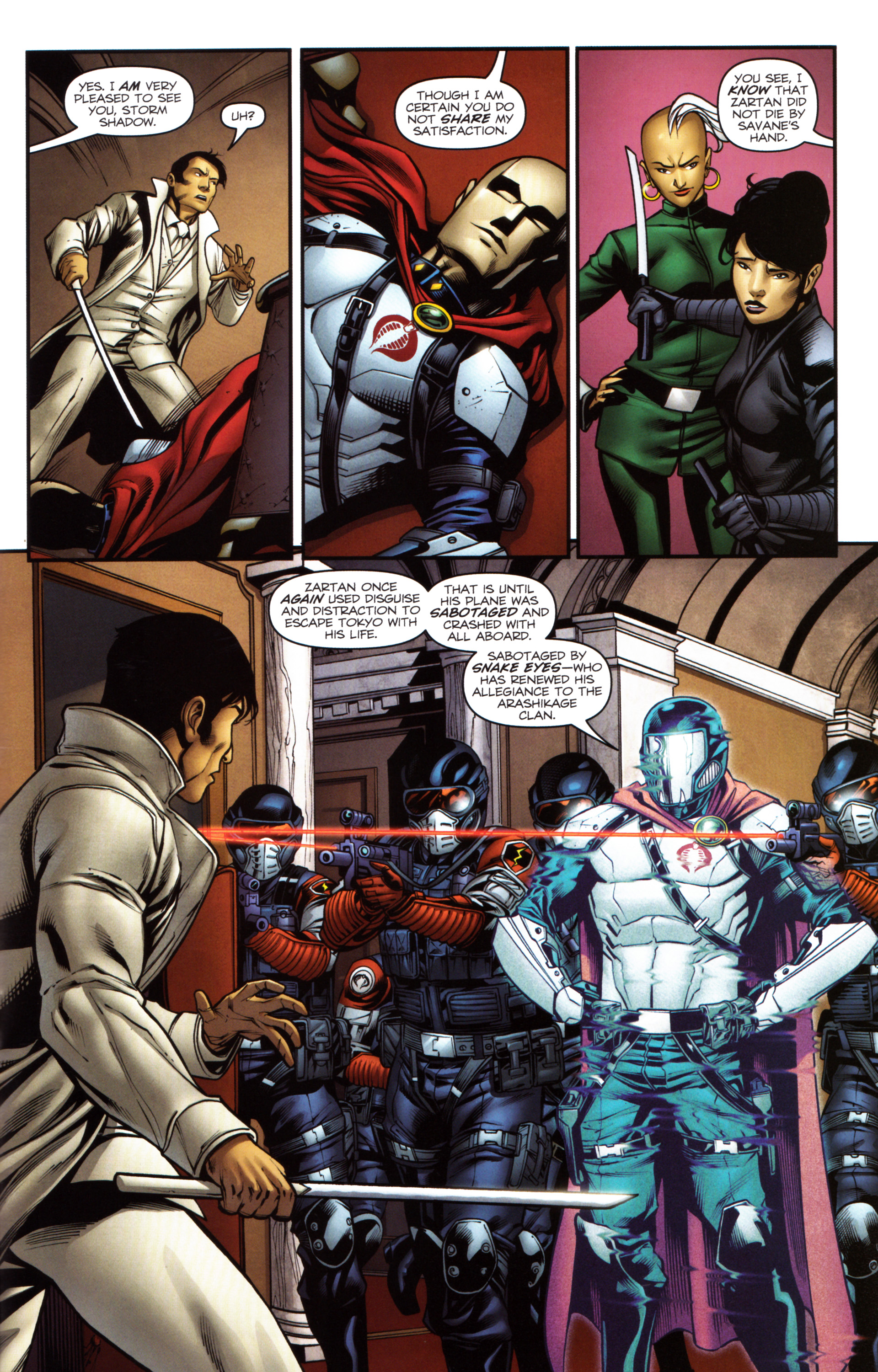 Read online Snake Eyes and Storm Shadow comic -  Issue #15 - 21