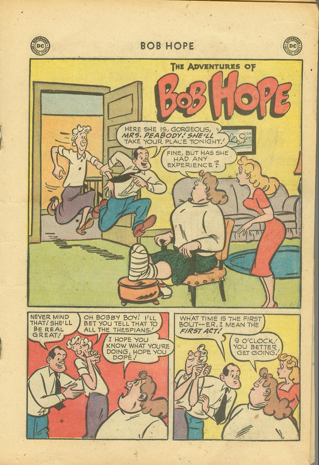 Read online The Adventures of Bob Hope comic -  Issue #21 - 25