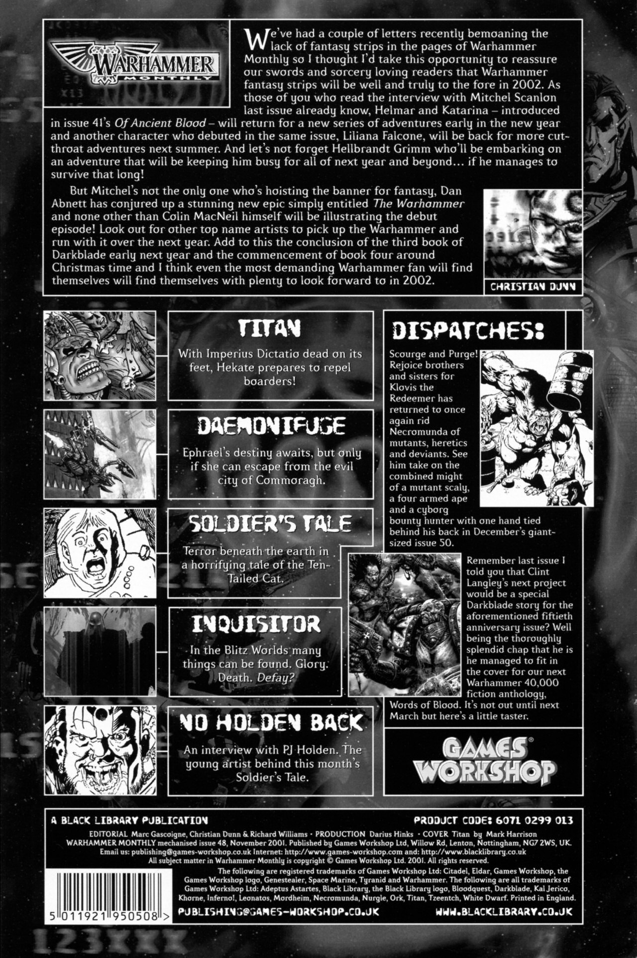 Read online Warhammer Monthly comic -  Issue #48 - 2