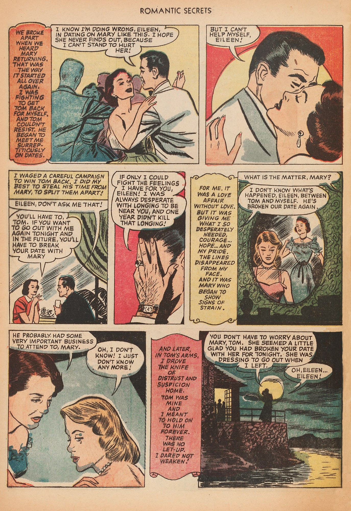 Read online Romantic Secrets comic -  Issue #28 - 30