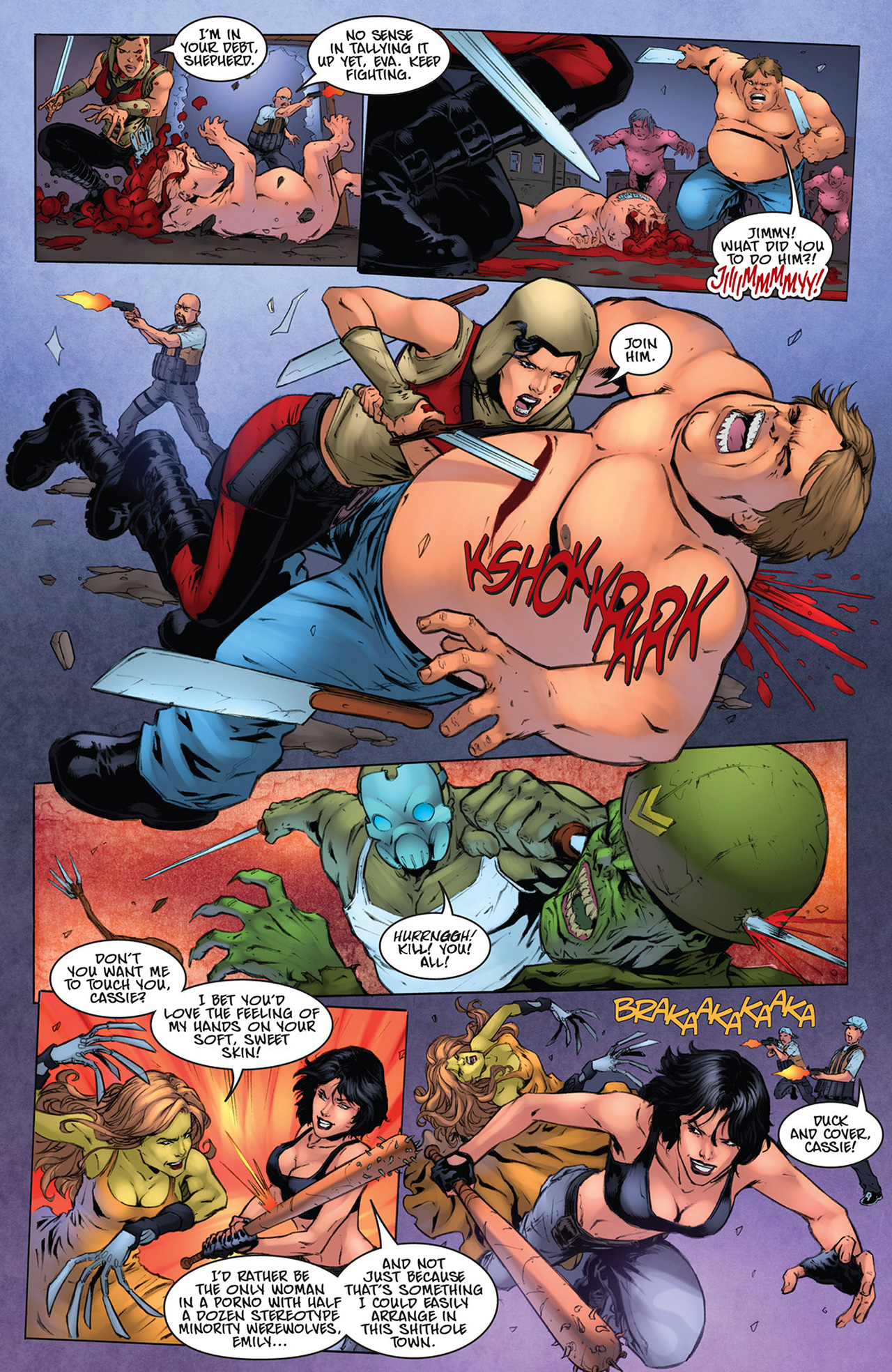 Read online Hack/Slash/Eva Monster's Ball comic -  Issue # _TPB - 86