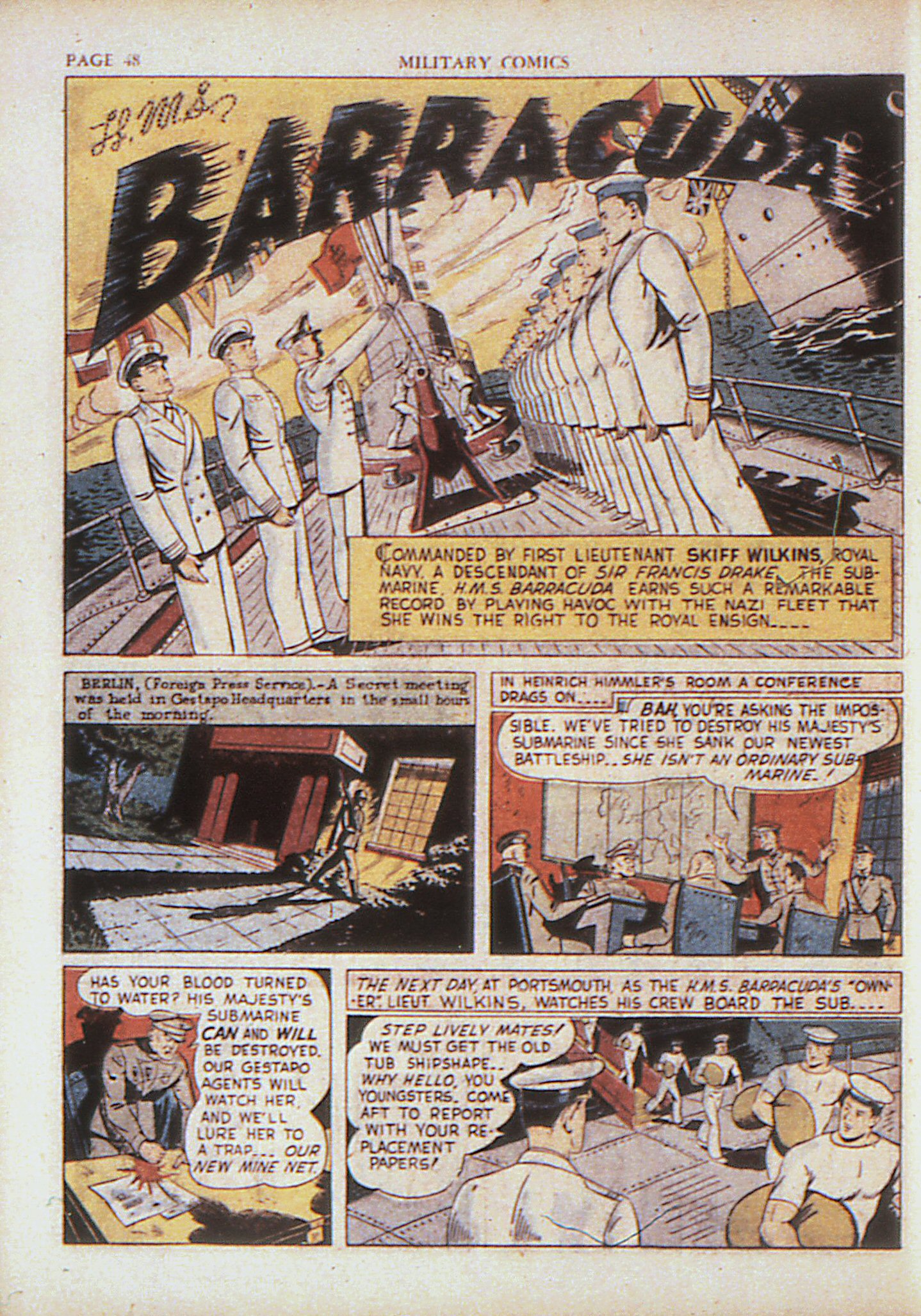 Read online Military Comics comic -  Issue #4 - 50