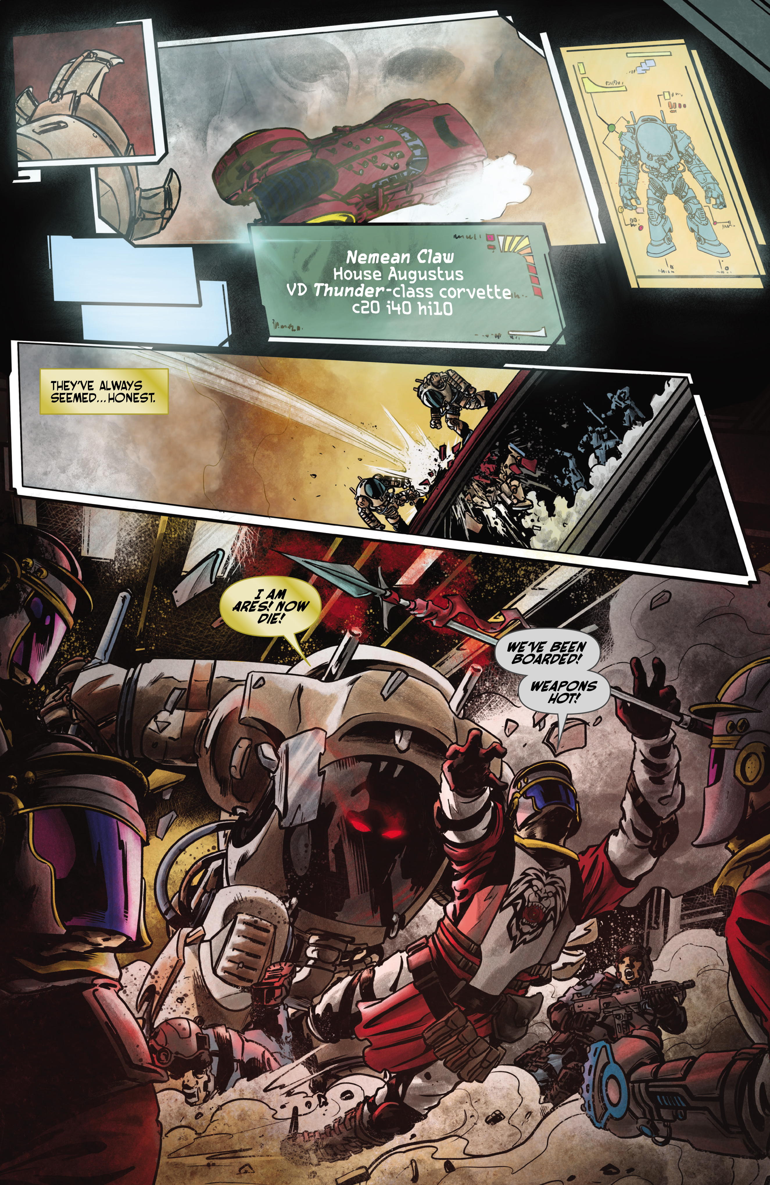 Read online Pierce Brown's Red Rising: Sons of Ares: Forbidden Song comic -  Issue # TPB - 25