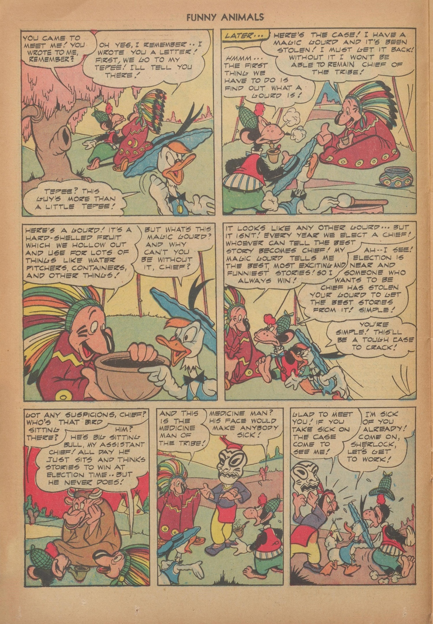 Read online Fawcett's Funny Animals comic -  Issue #54 - 14