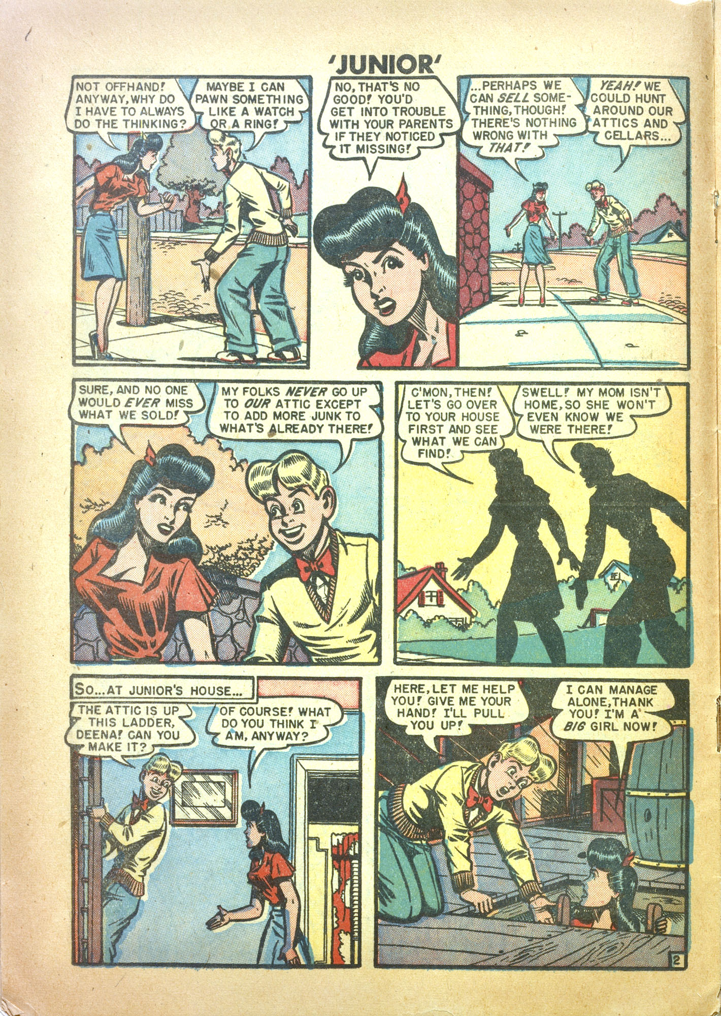 Read online Junior (1947) comic -  Issue #13 - 12