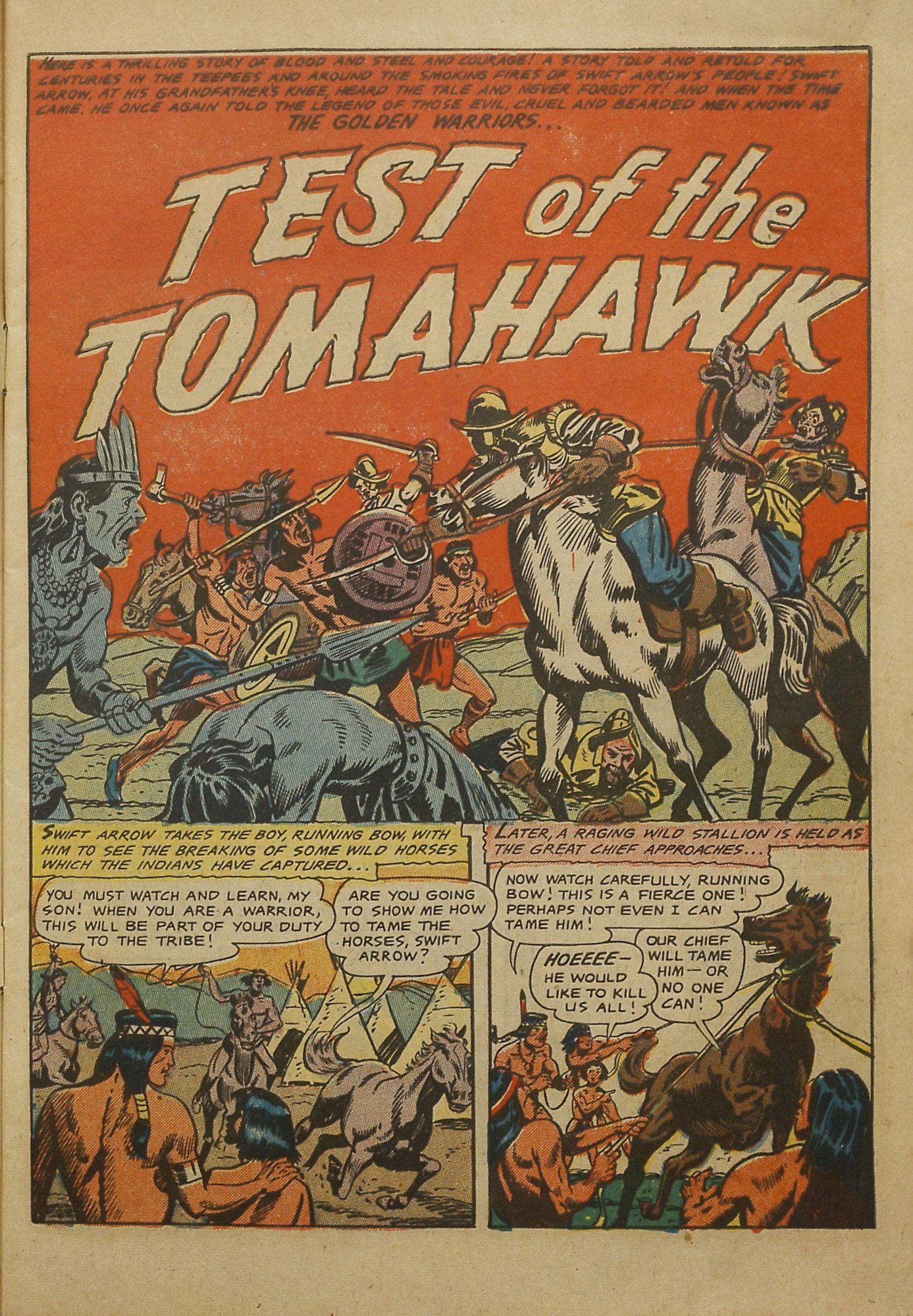 Read online Swift Arrow (1954) comic -  Issue #4 - 5