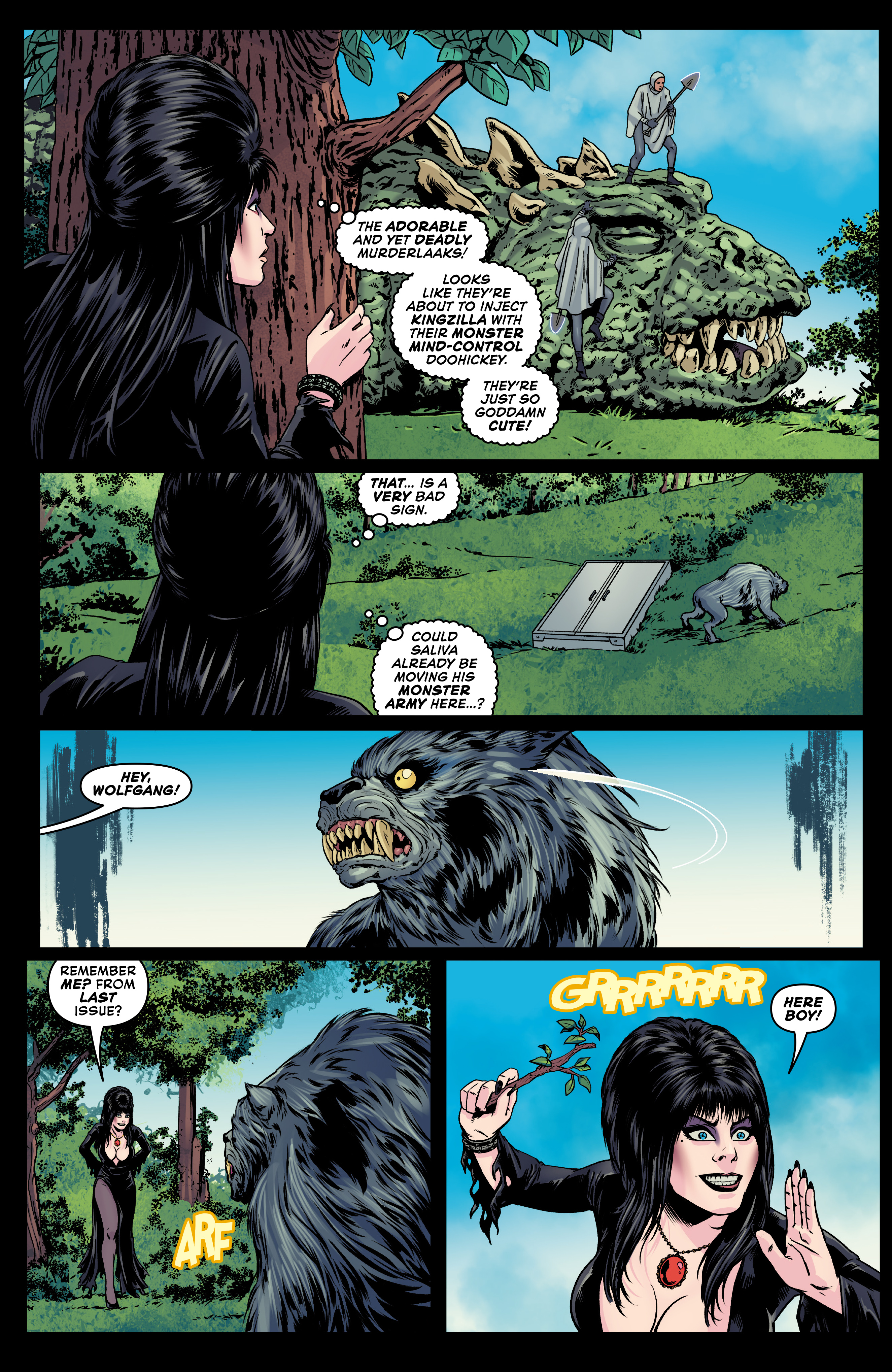 Read online Elvira in Monsterland comic -  Issue #4 - 13