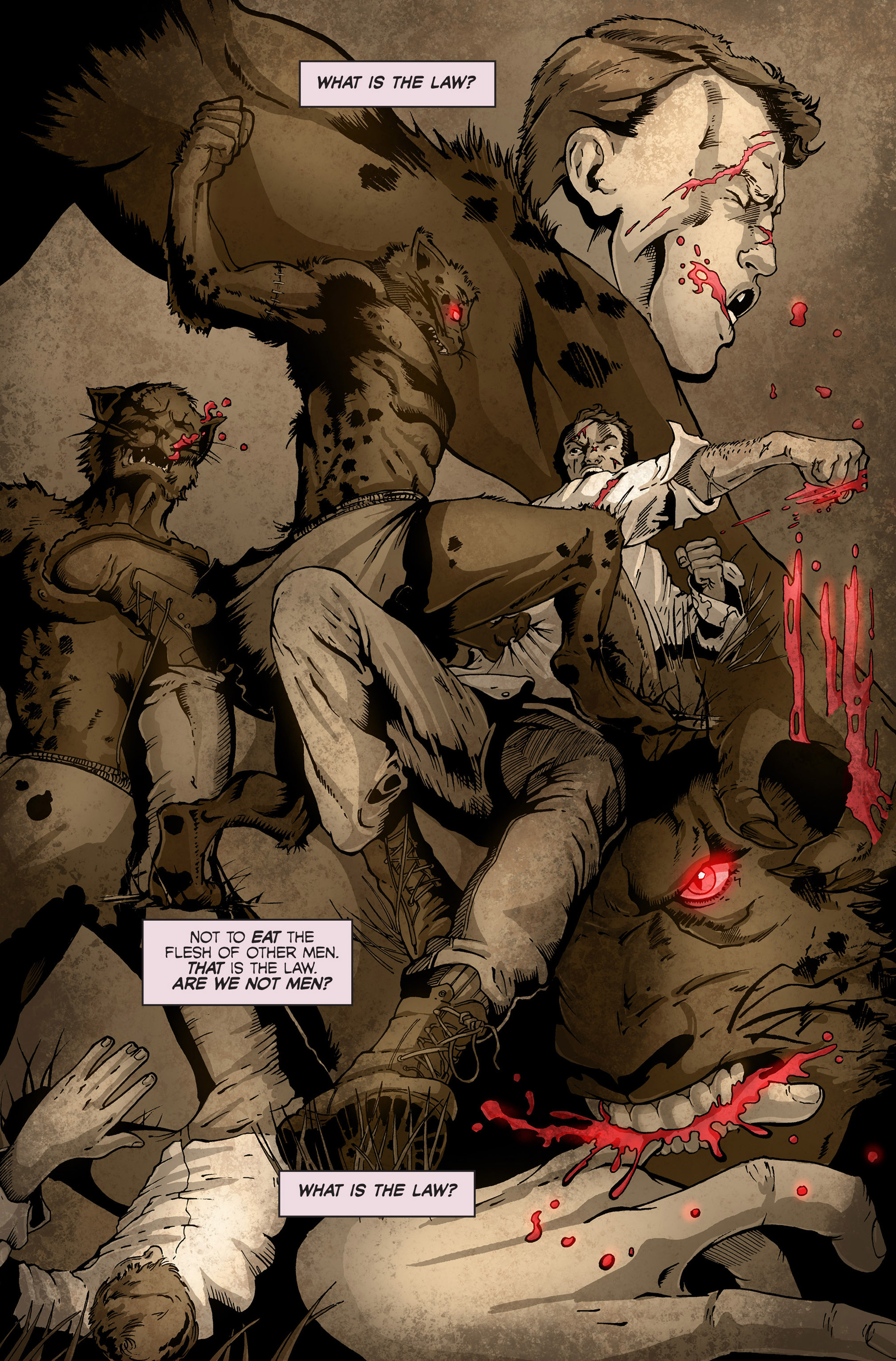 Read online The Army of Dr. Moreau comic -  Issue #1 - 4
