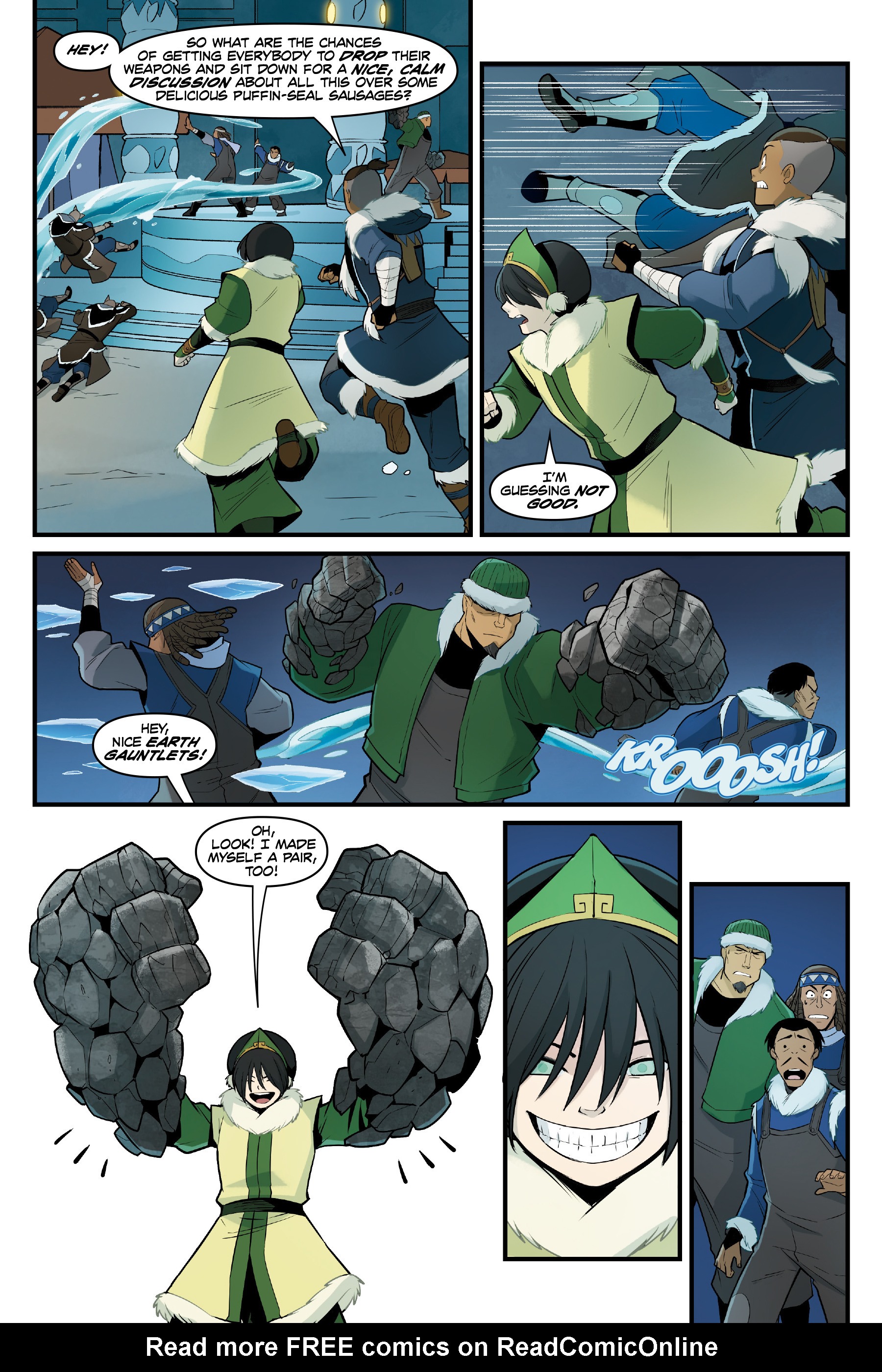 Read online Nickelodeon Avatar: The Last Airbender - North and South comic -  Issue #2 - 54