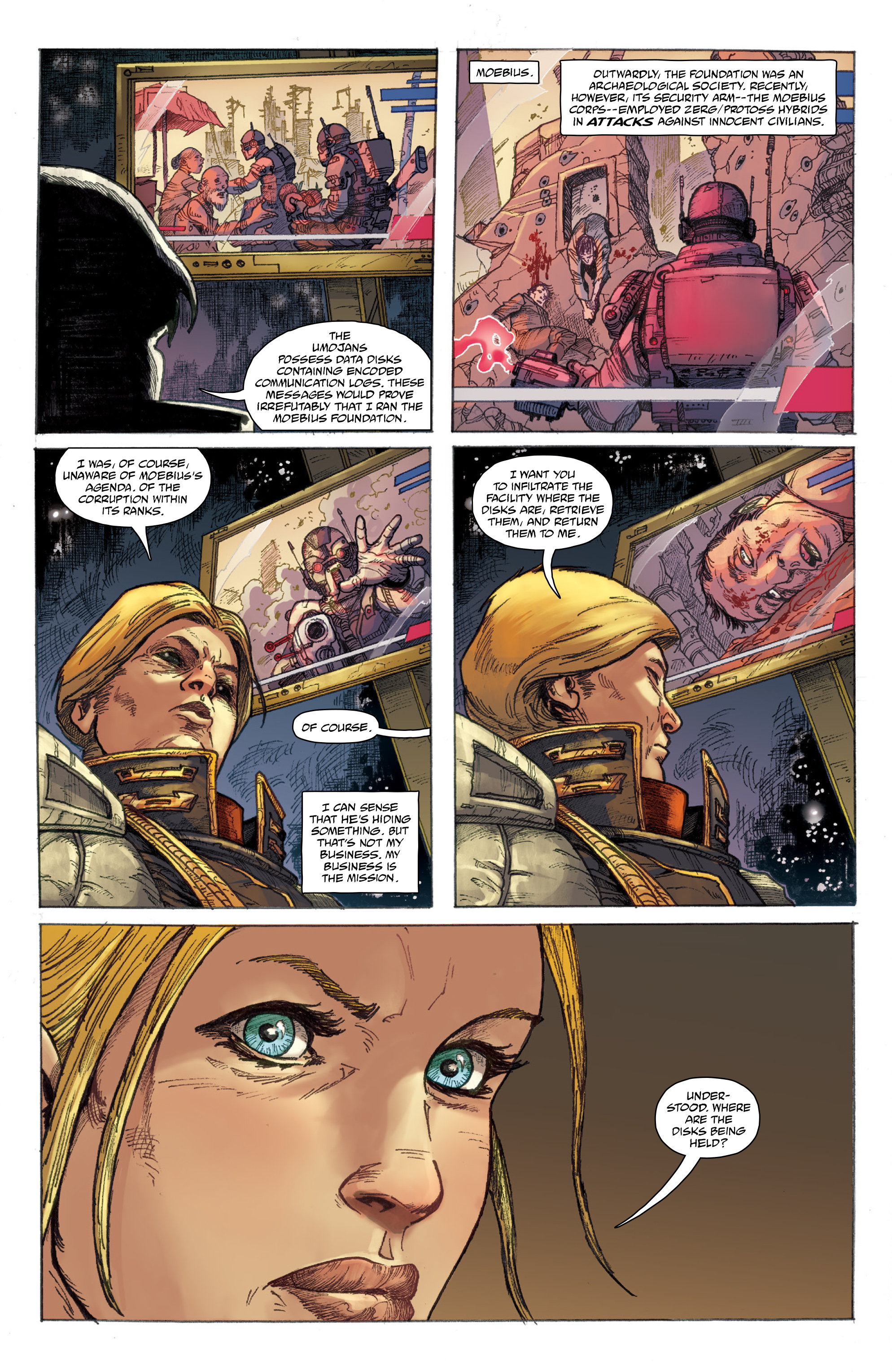 Read online Starcraft: Nova—The Keep comic -  Issue # Full - 21