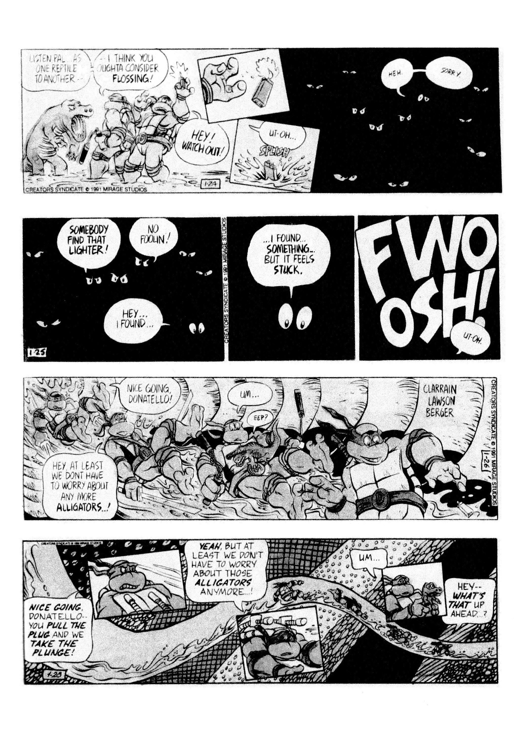 Read online Teenage Mutant Ninja Turtles: Complete Newspaper Daily Comic Strip Collection comic -  Issue # TPB 2 (Part 1) - 21