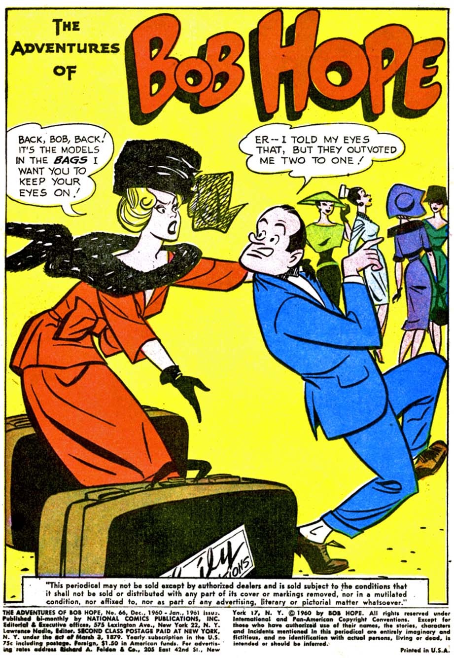 Read online The Adventures of Bob Hope comic -  Issue #66 - 3