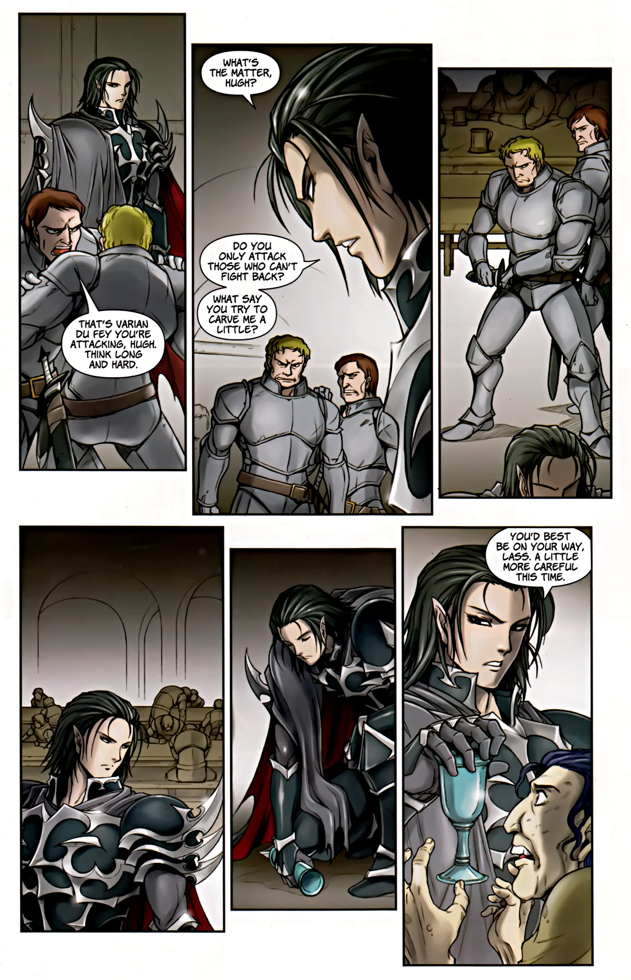 Read online Lords of Avalon: Knight of Darkness comic -  Issue #1 - 12