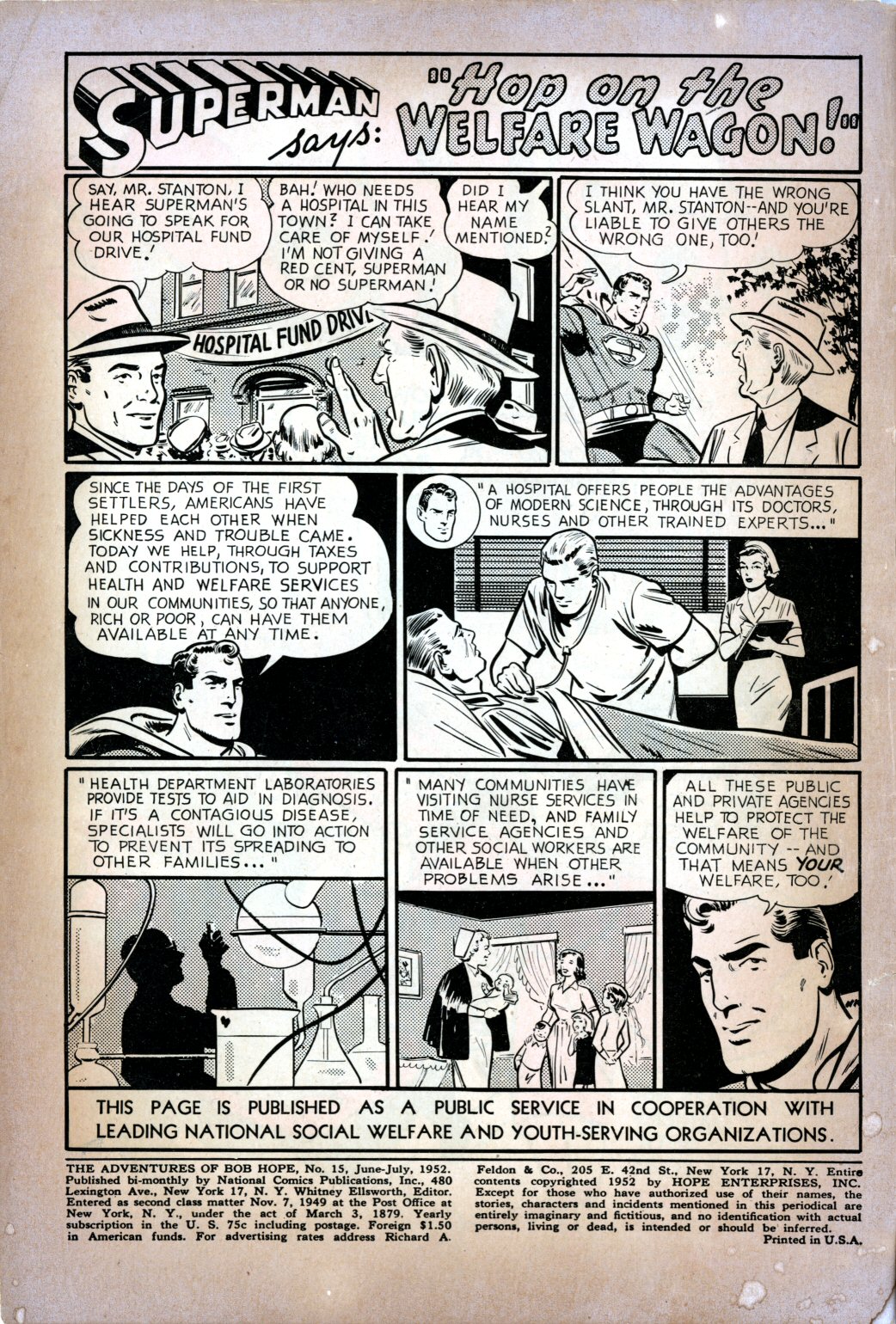 Read online The Adventures of Bob Hope comic -  Issue #15 - 2
