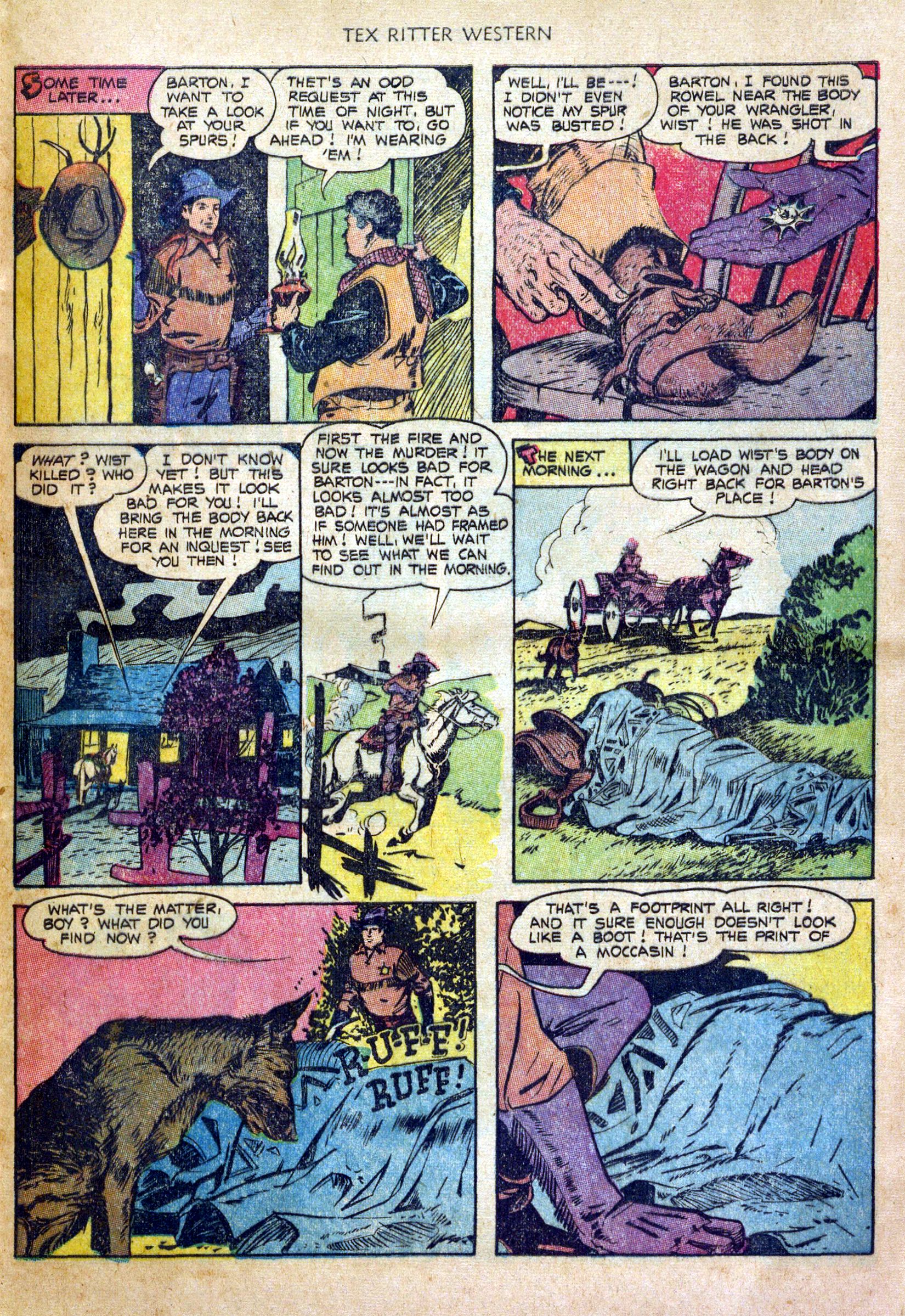 Read online Tex Ritter Western comic -  Issue #20 - 29