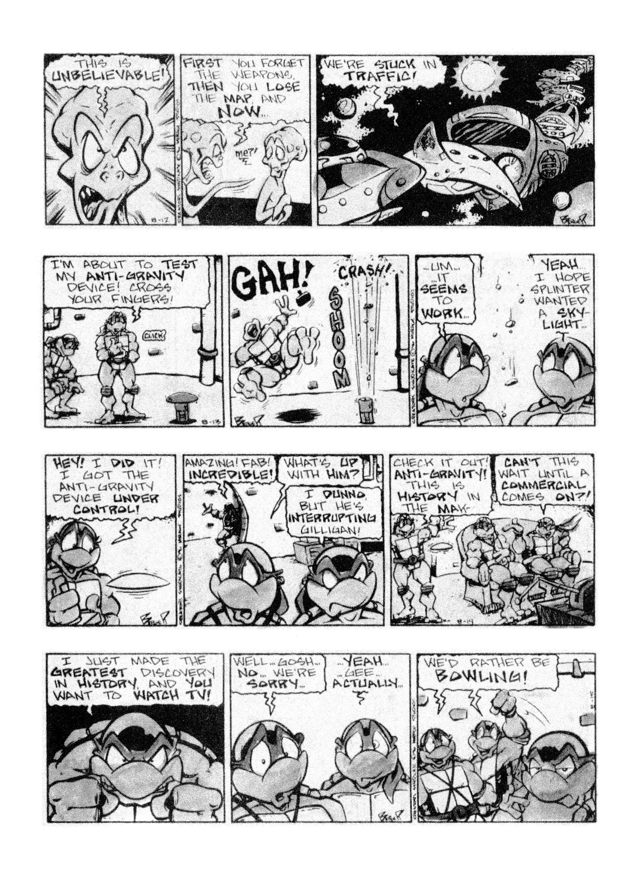 Read online Teenage Mutant Ninja Turtles: Complete Newspaper Daily Comic Strip Collection comic -  Issue # TPB 3 (Part 2) - 76