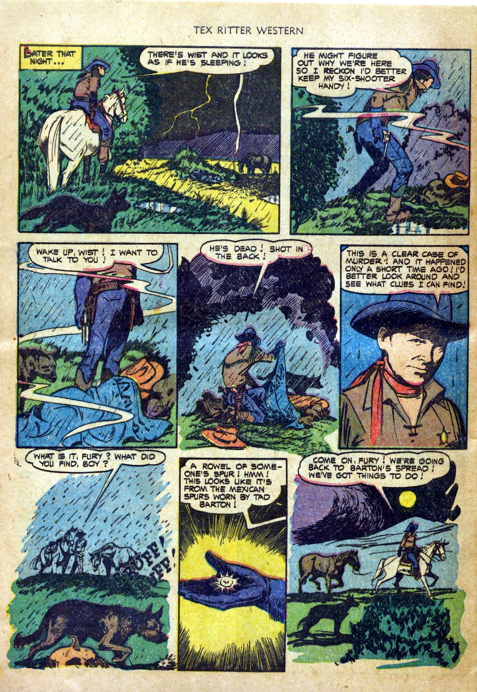 Read online Tex Ritter Western comic -  Issue #20 - 28