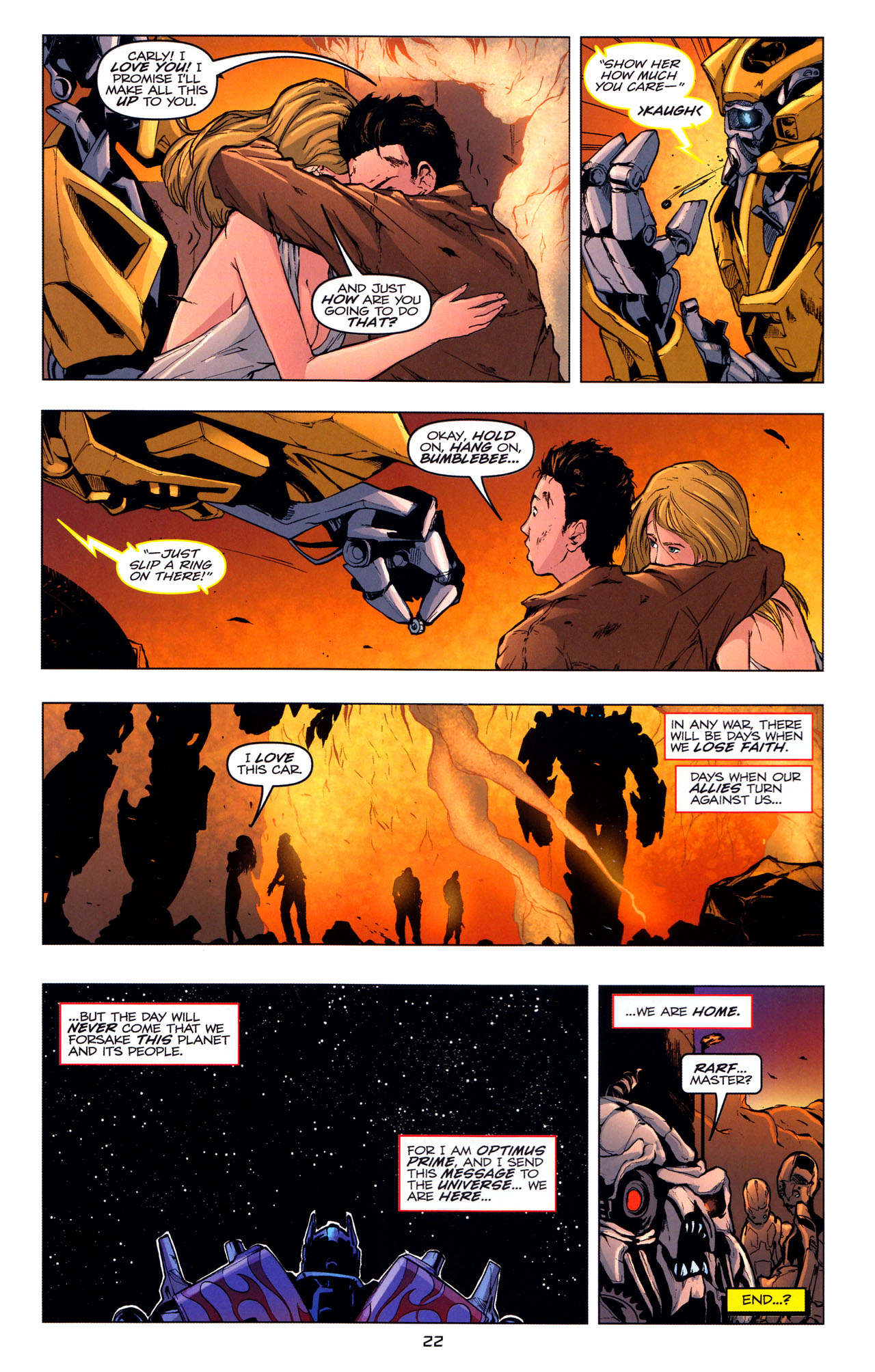 Read online Transformers: Dark of the Moon Movie Adaptation comic -  Issue #4 - 23