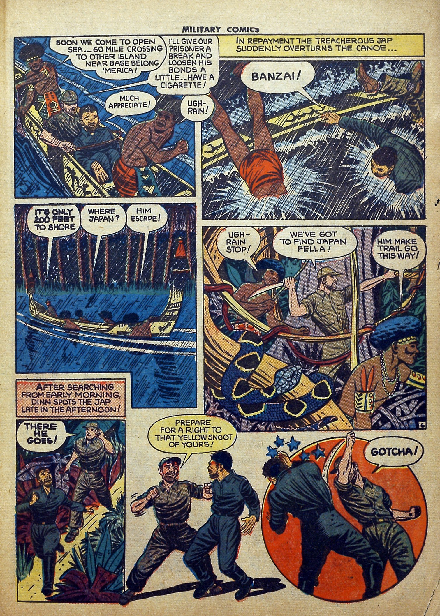 Read online Military Comics comic -  Issue #26 - 57
