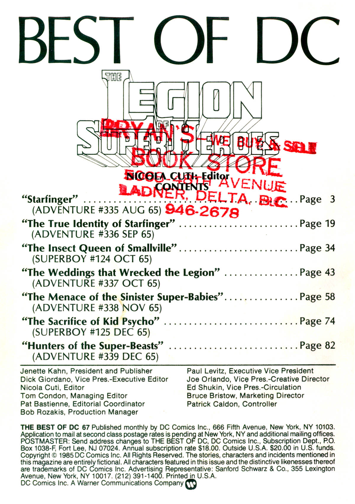 Read online The Best of DC comic -  Issue #67 - 2