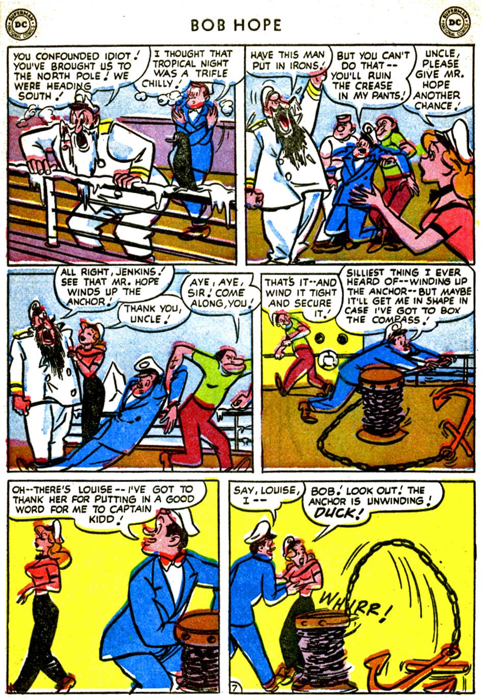 Read online The Adventures of Bob Hope comic -  Issue #25 - 9