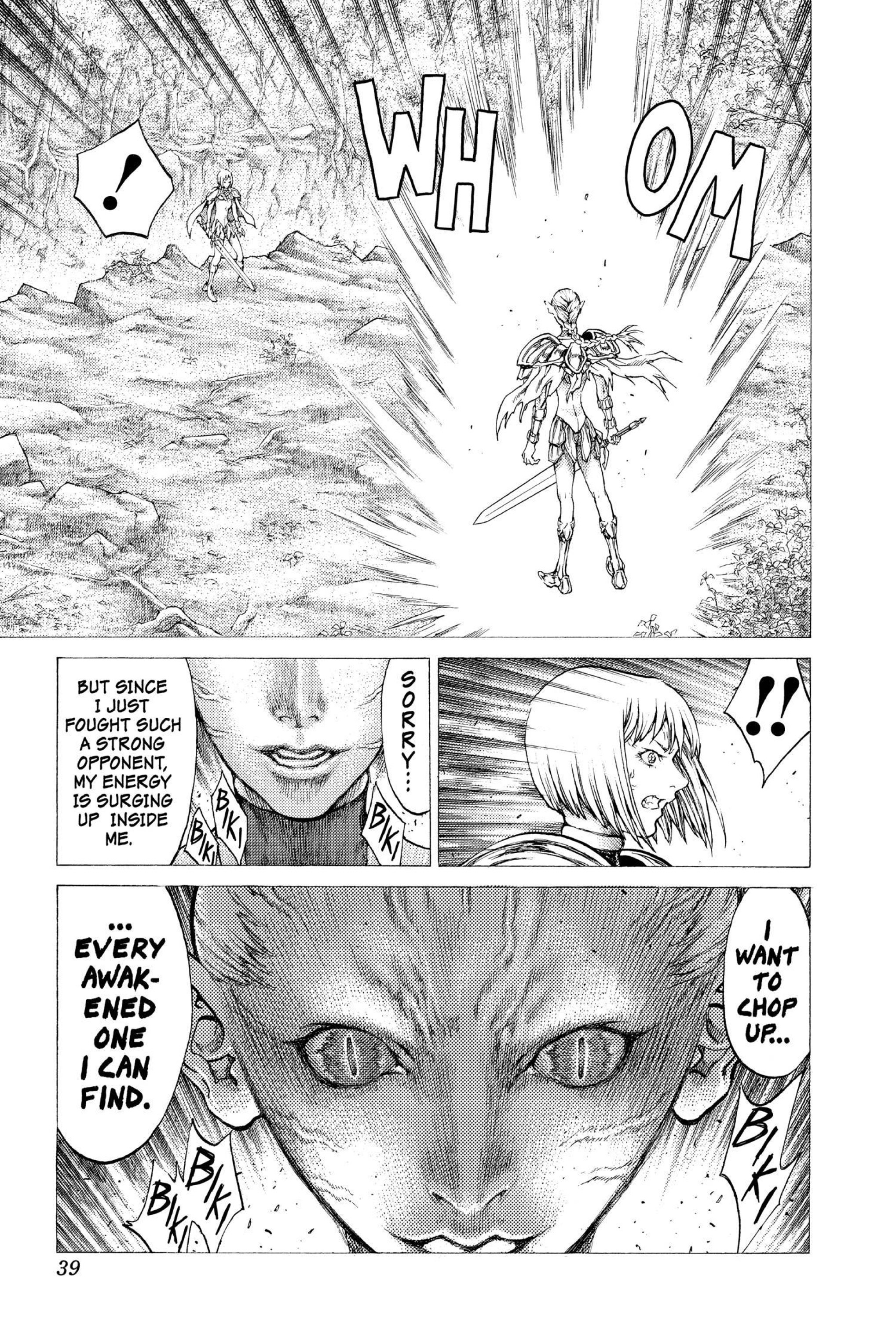 Read online Claymore comic -  Issue #7 - 35