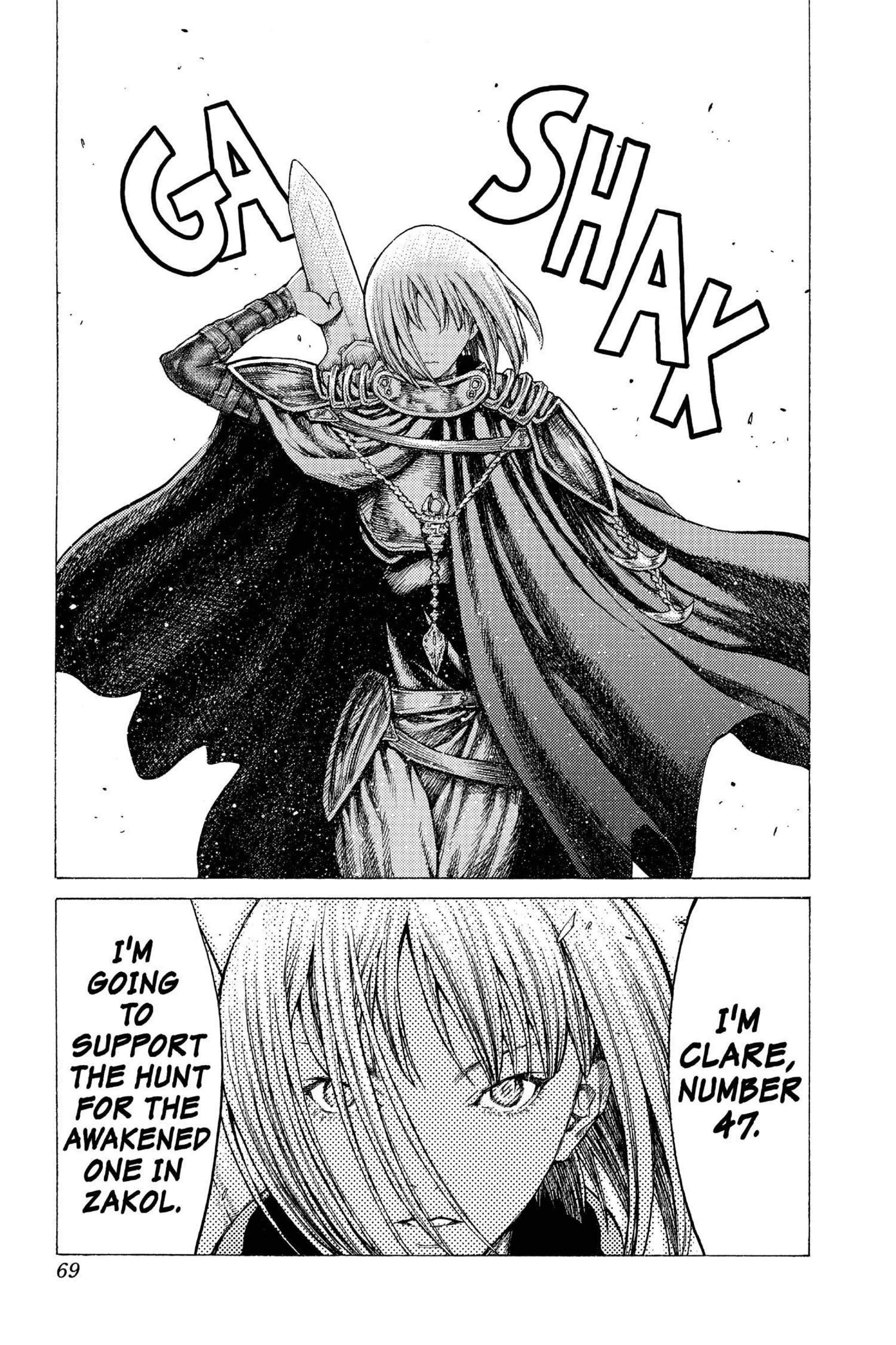 Read online Claymore comic -  Issue #8 - 66