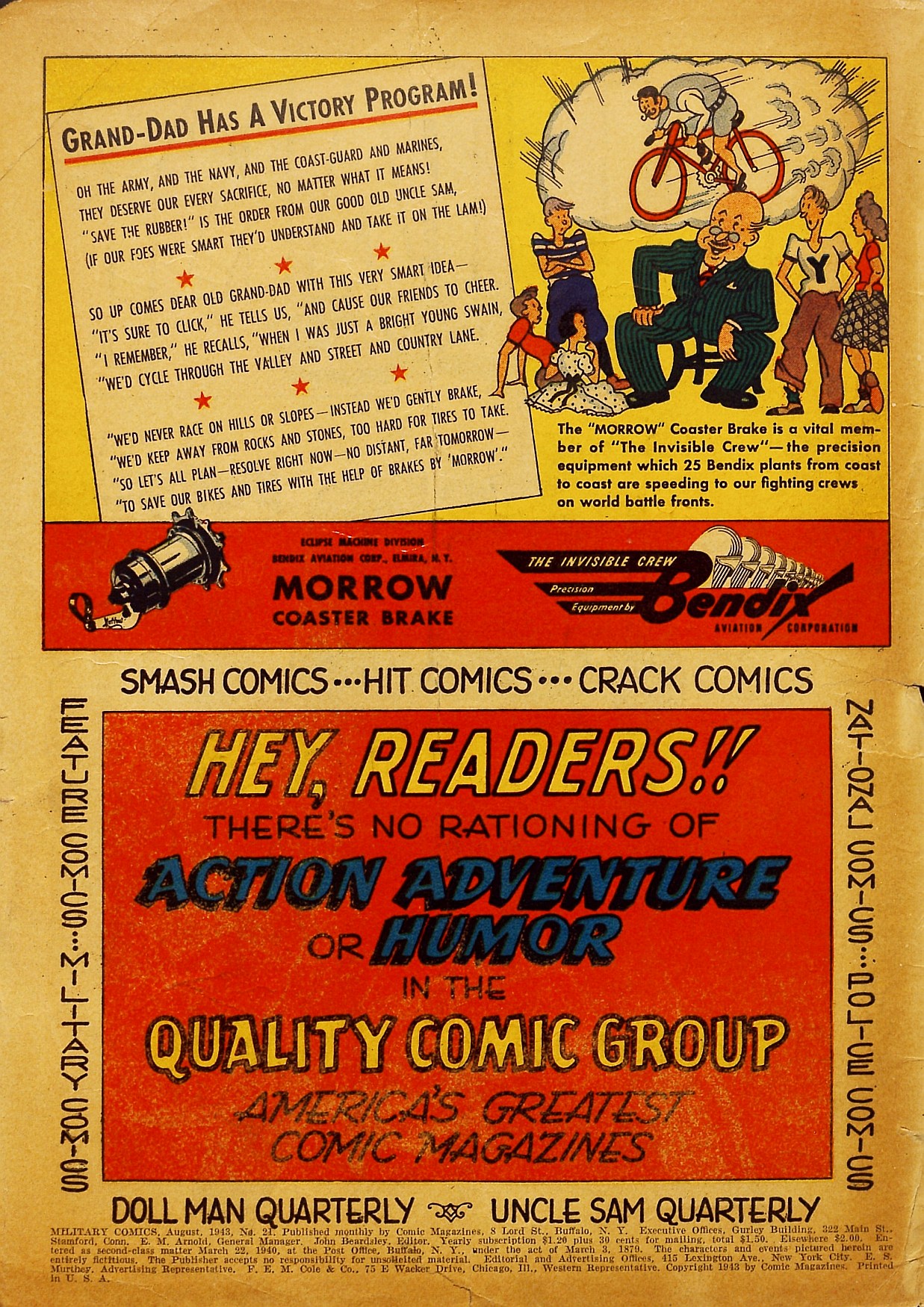 Read online Military Comics comic -  Issue #21 - 2