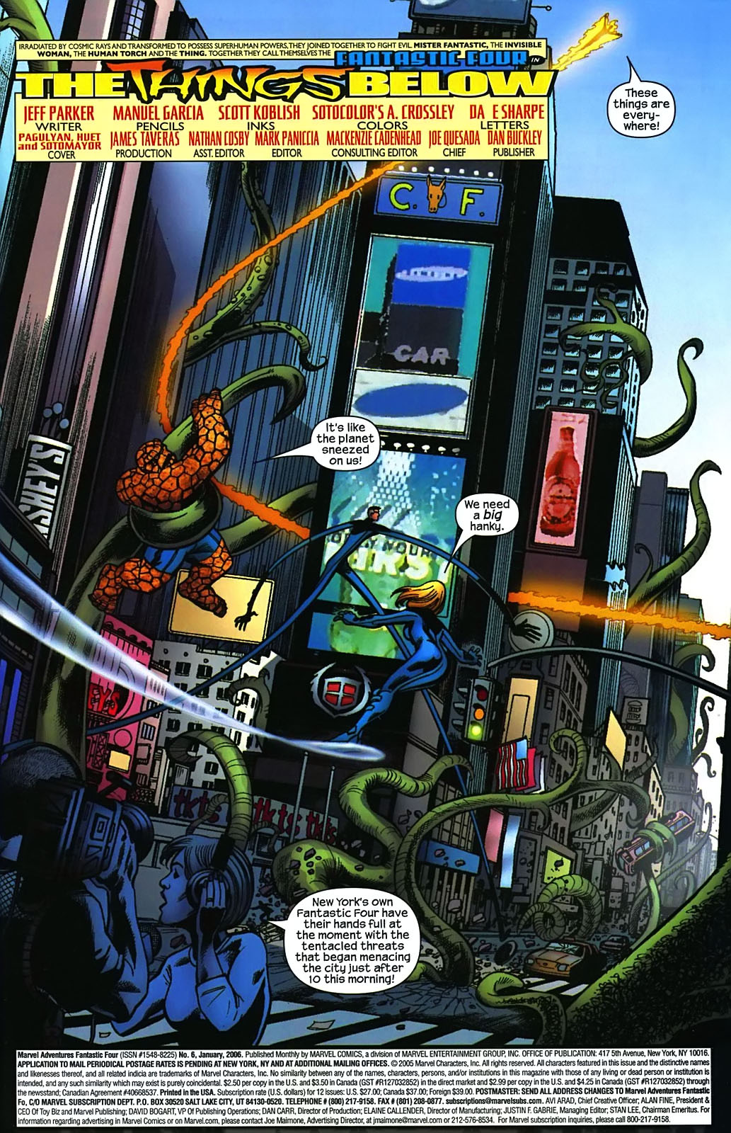 Read online Marvel Adventures Fantastic Four comic -  Issue #6 - 2