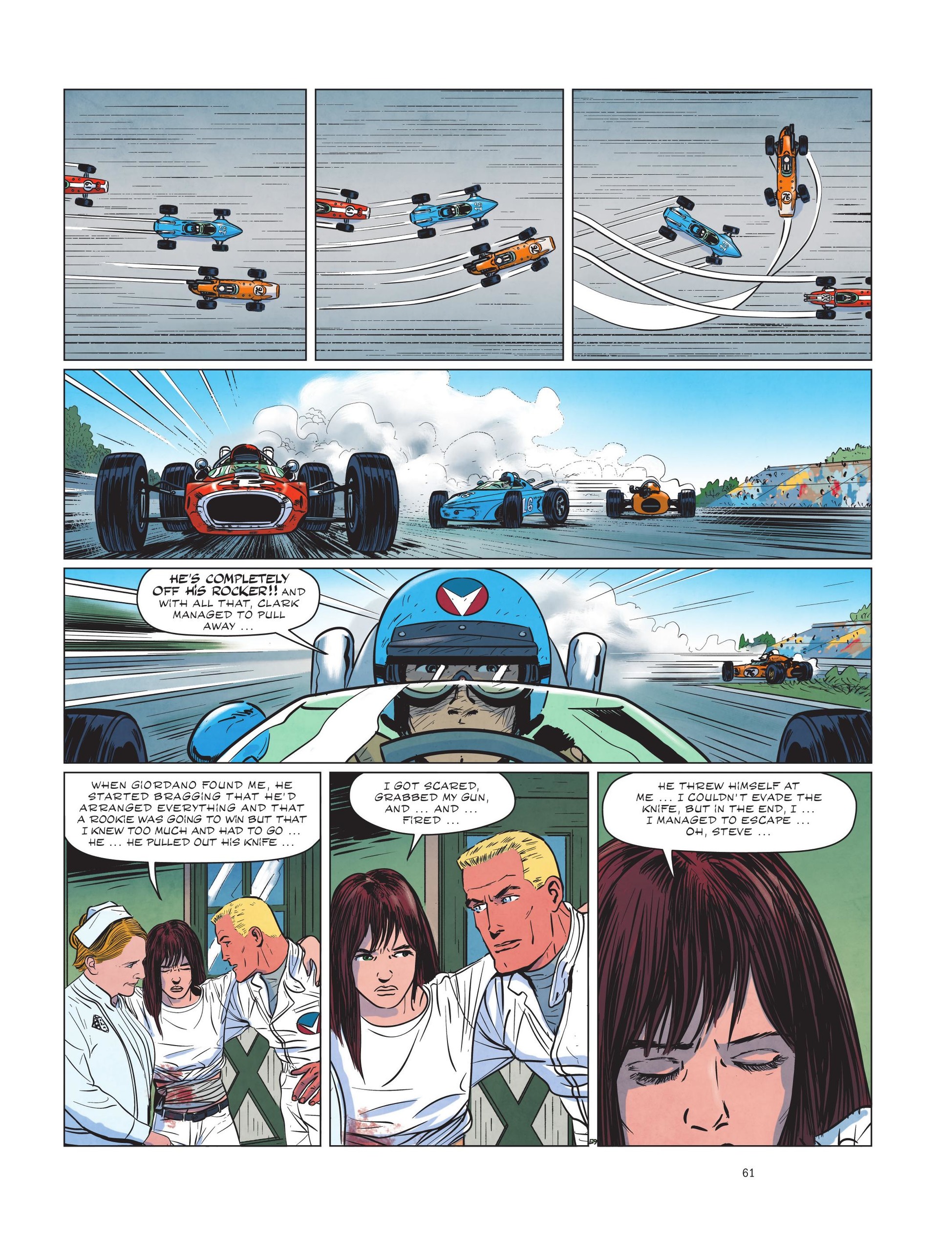Read online Michel Vaillant: Legendary Races: In the Hell of Indianapolis comic -  Issue # Full - 62