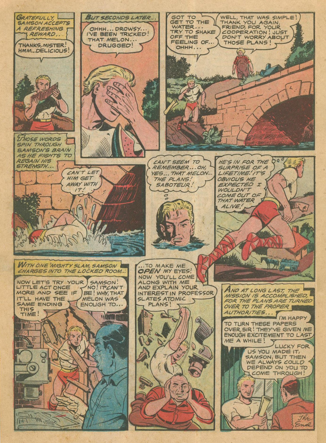 Read online Samson (1955) comic -  Issue #14 - 9