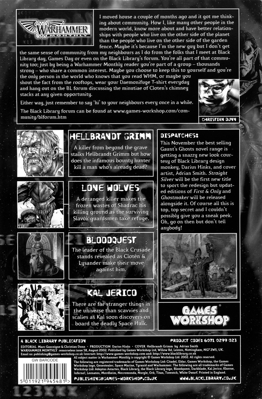 Read online Warhammer Monthly comic -  Issue #58 - 2