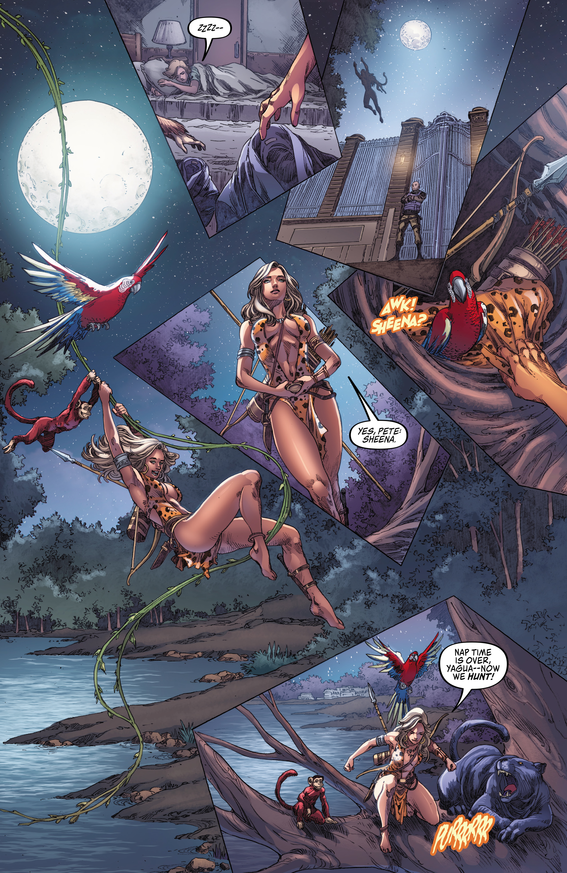 Read online Sheena Queen of the Jungle: Fatal Exams comic -  Issue #1 - 16