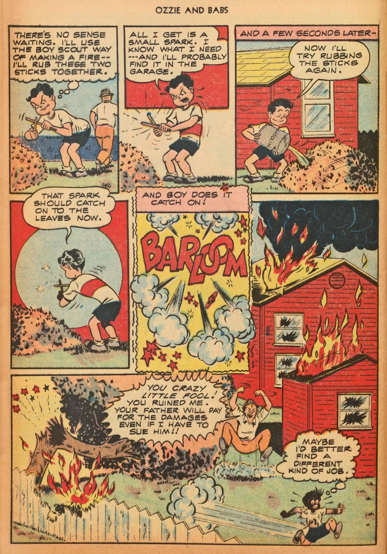 Read online Ozzie And Babs comic -  Issue #4 - 16