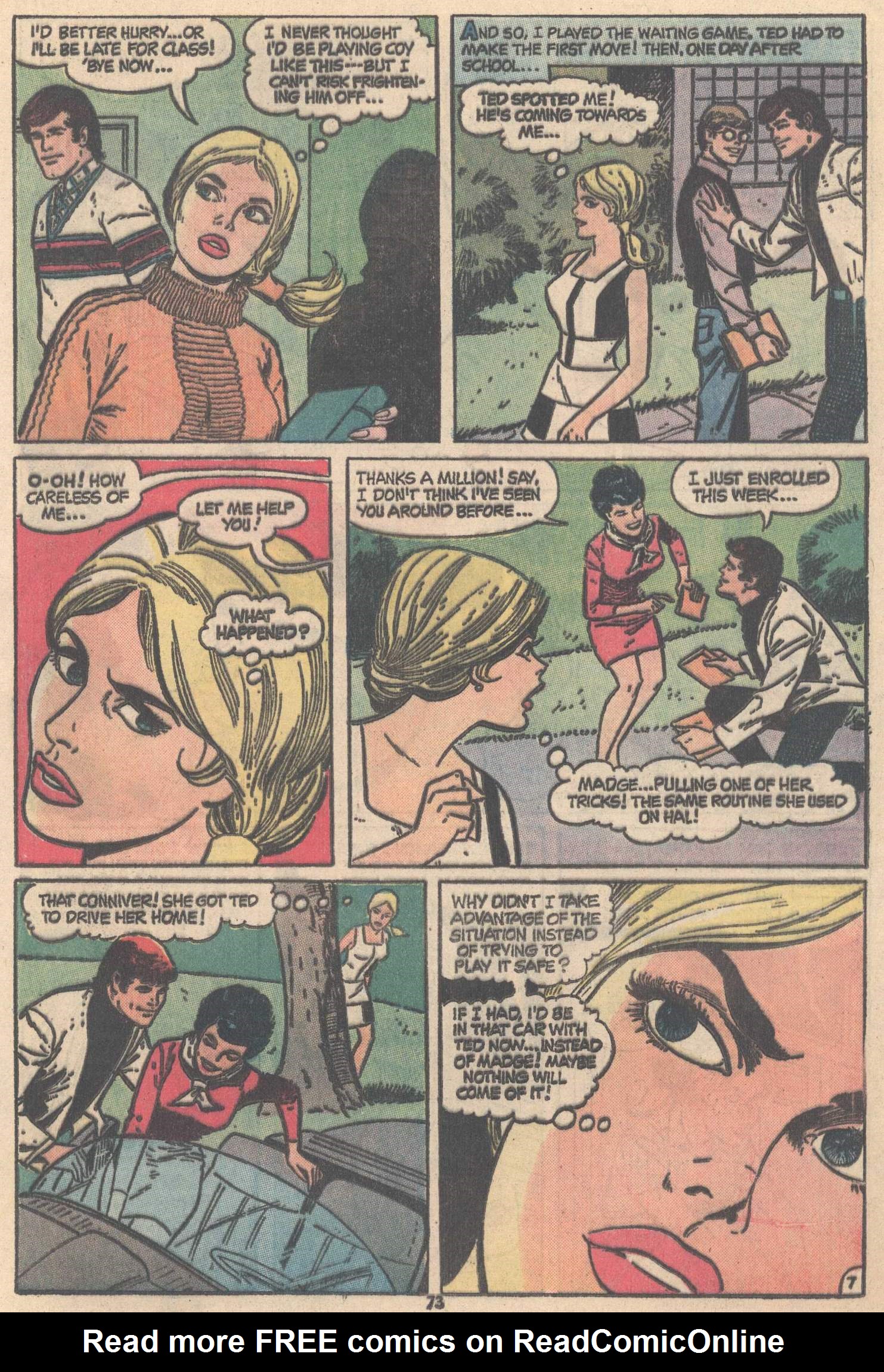 Read online Young Romance comic -  Issue #197 - 73
