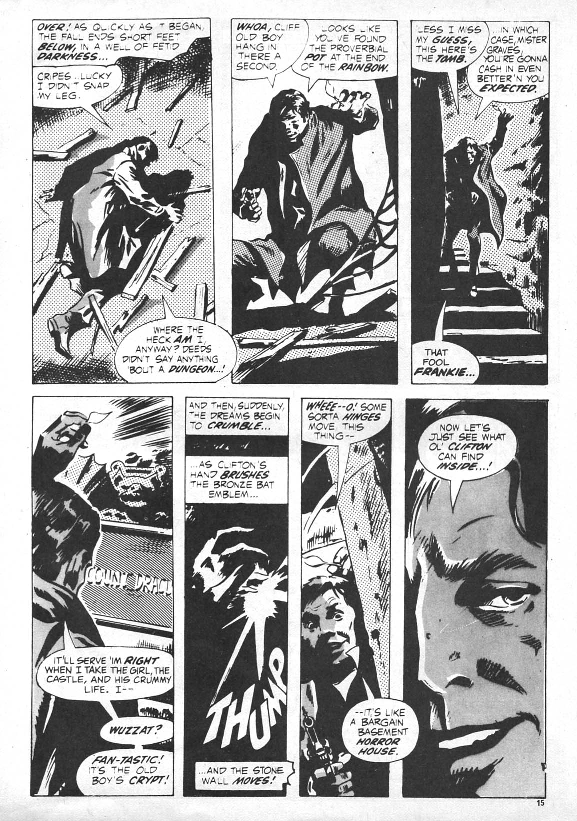 Read online Dracula Lives (1974) comic -  Issue #1 - 15