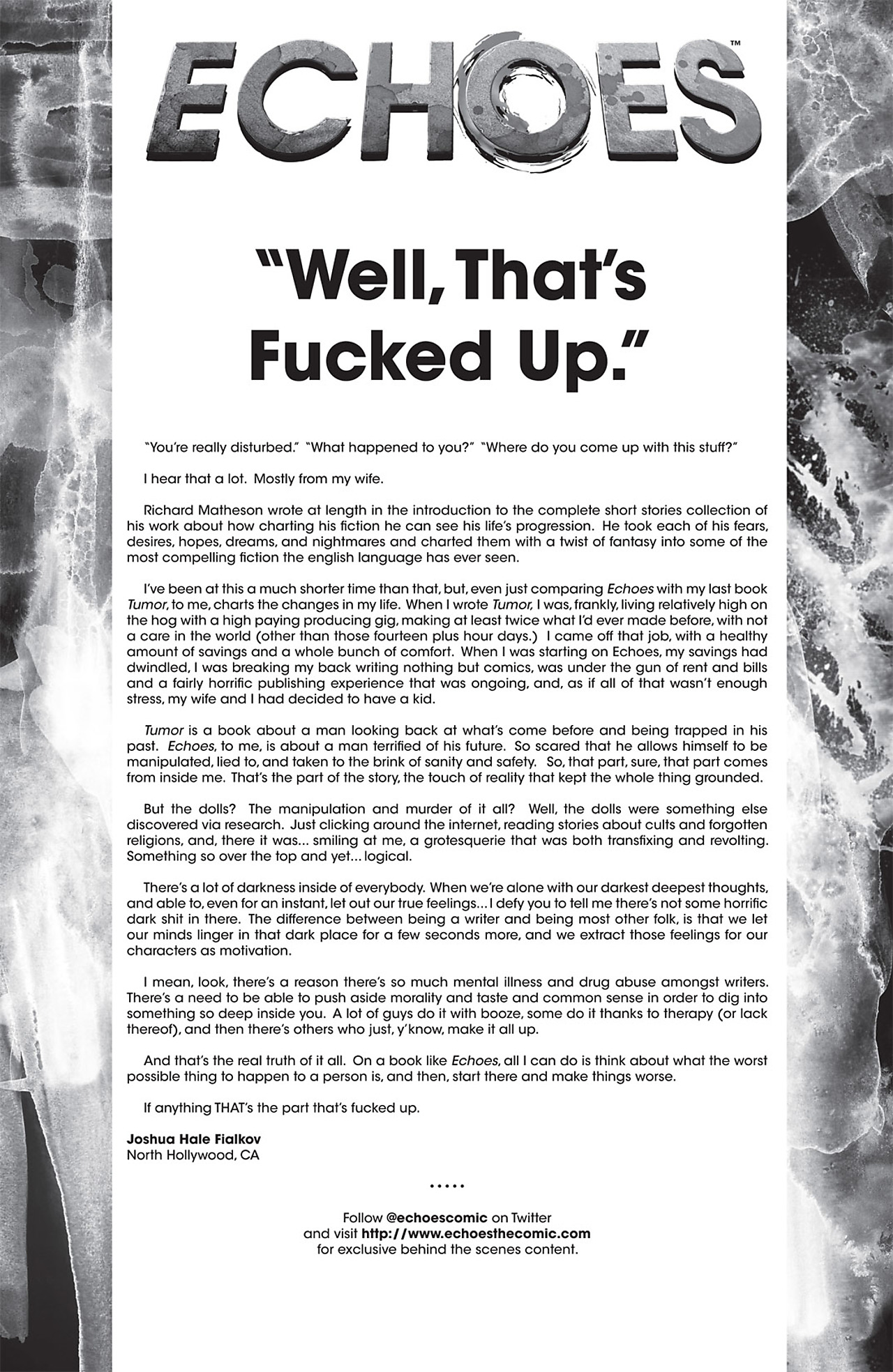 Read online Echoes comic -  Issue # TPB - 110