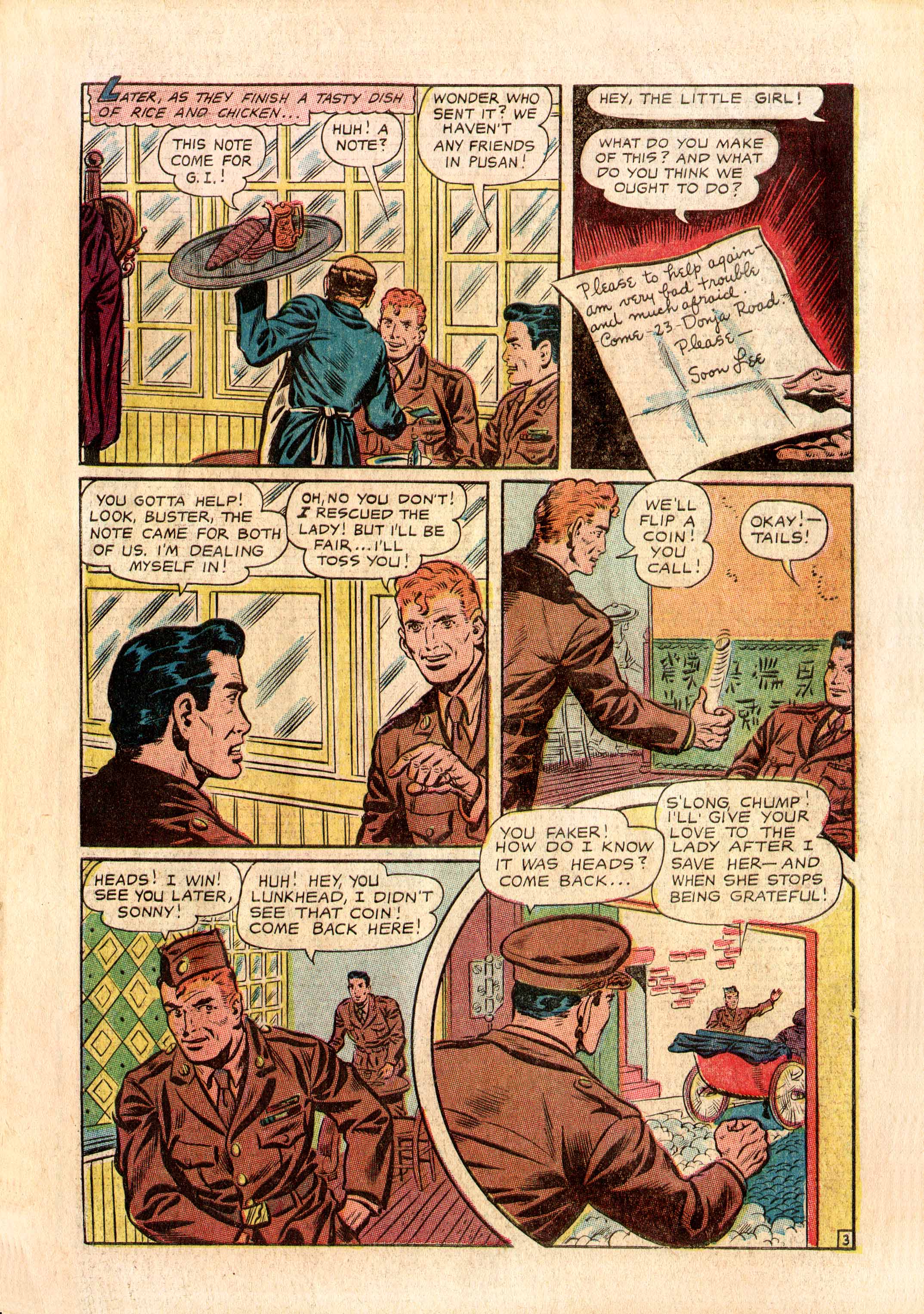 Read online Men in Action (1957) comic -  Issue #3 - 5