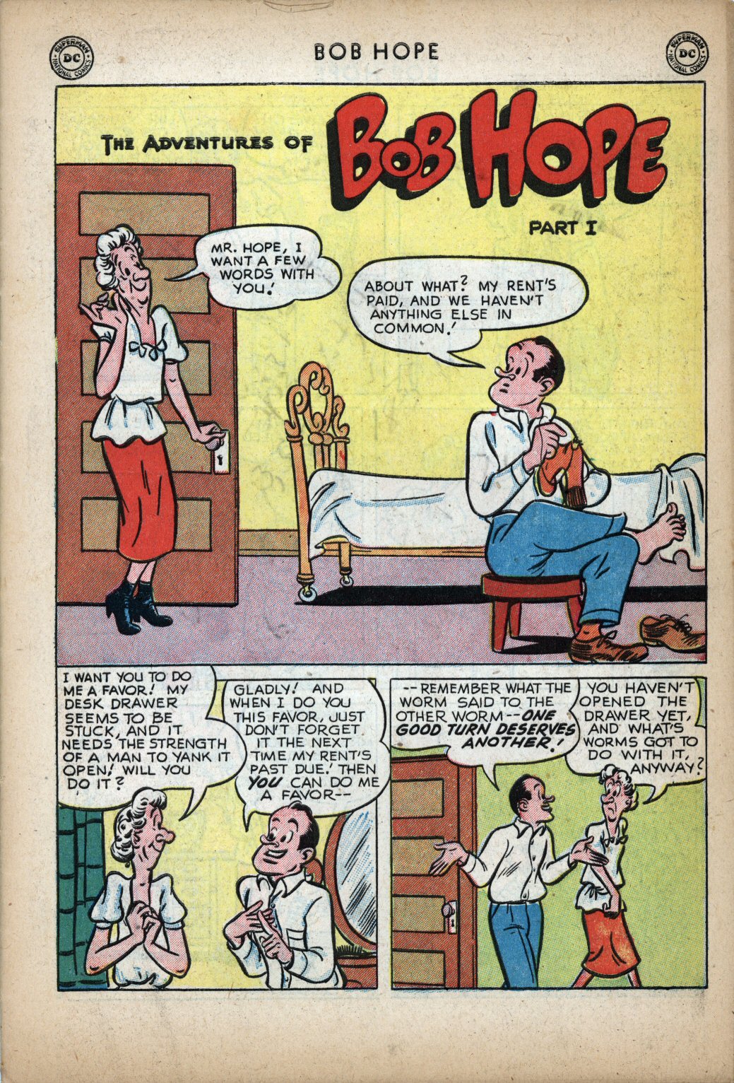 Read online The Adventures of Bob Hope comic -  Issue #12 - 3