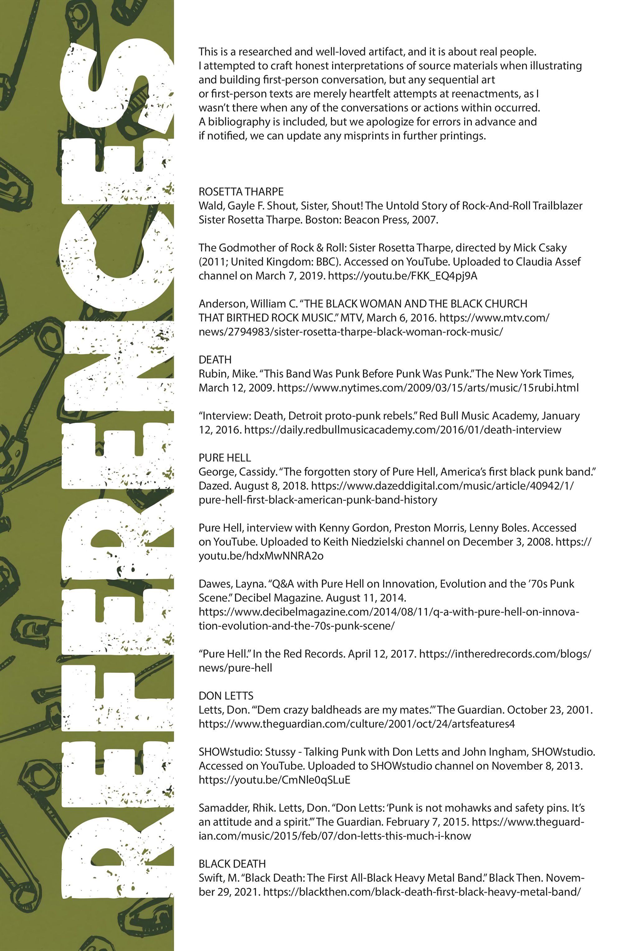 Read online The Secret History of Black Punk: Record Zero comic -  Issue # Full - 37
