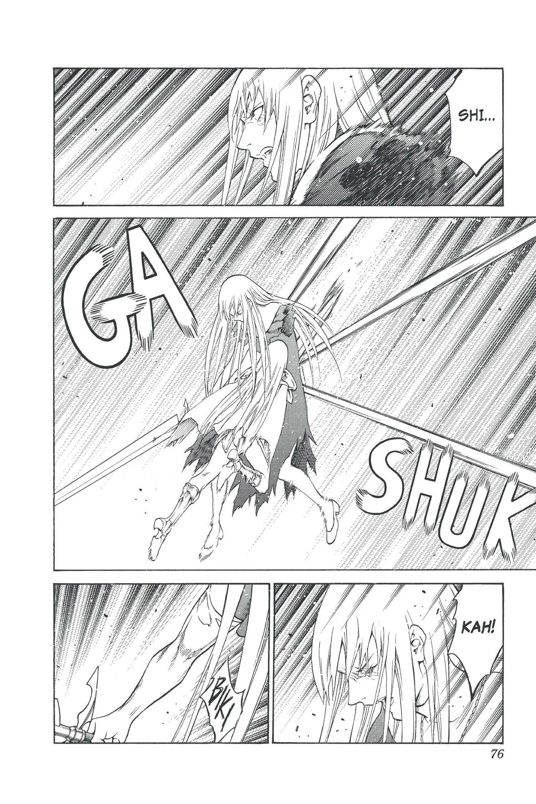 Read online Claymore comic -  Issue #14 - 71