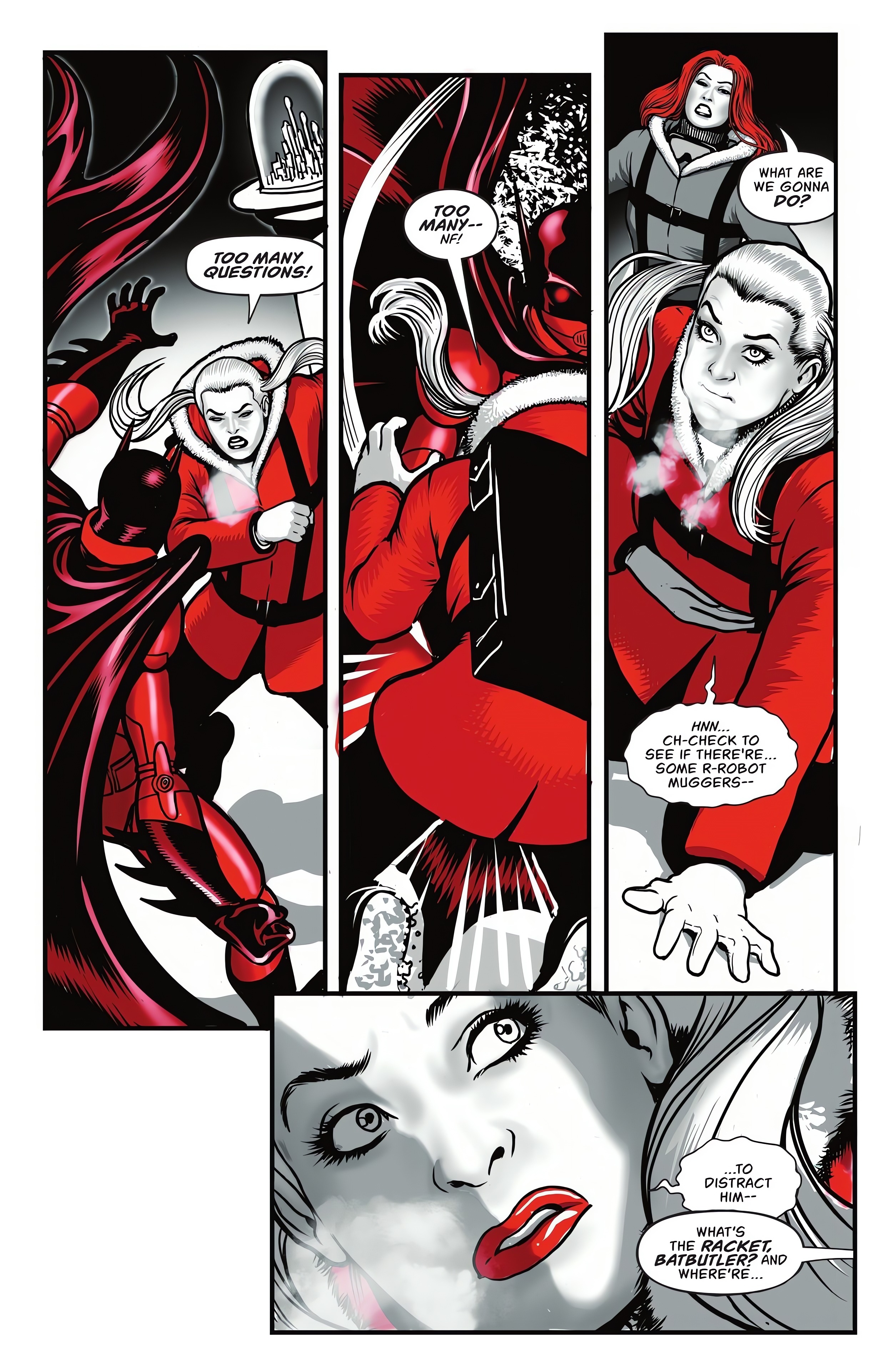 Read online Harley Quinn: Black   White   Redder comic -  Issue #1 - 12