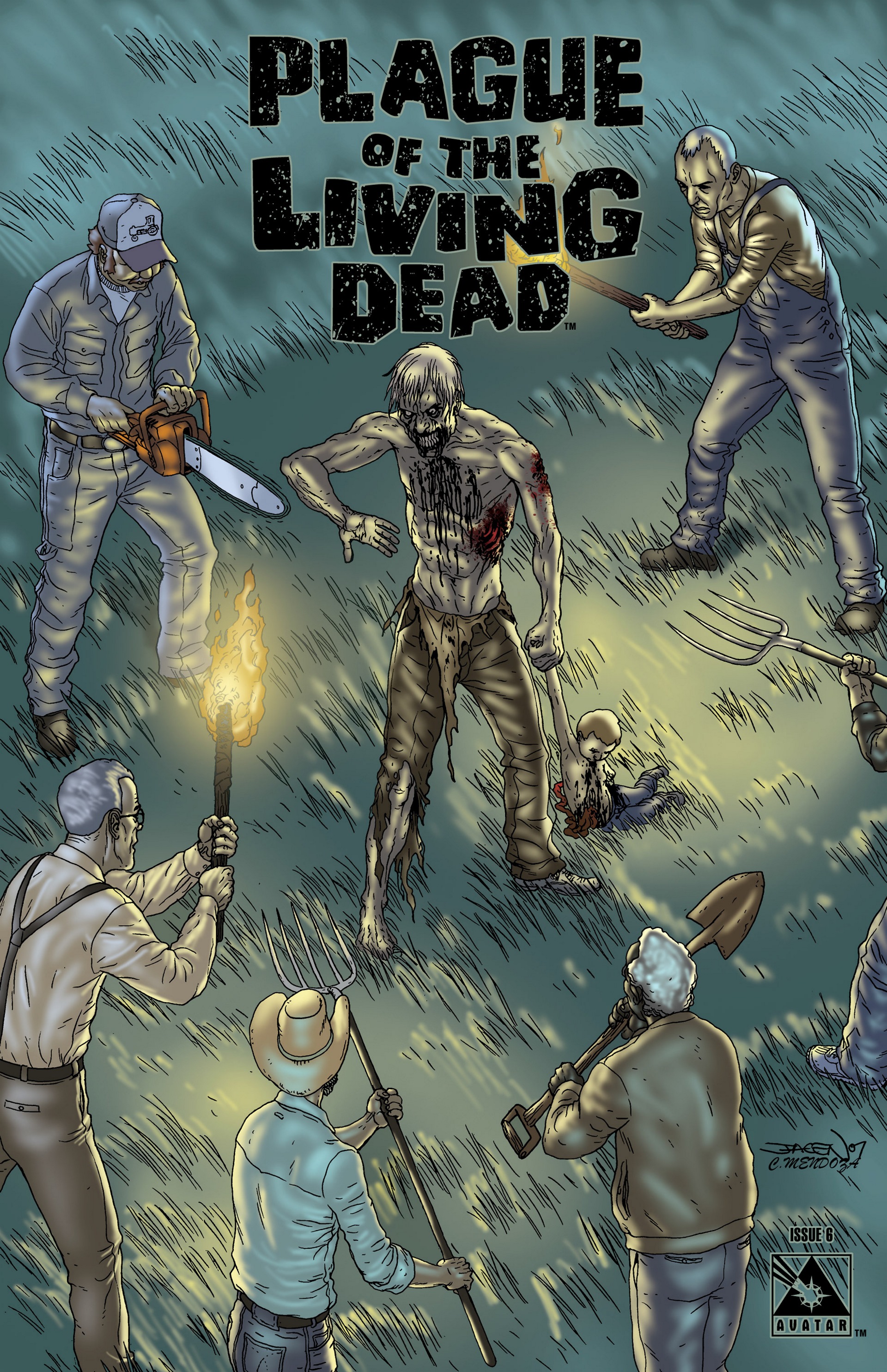 Read online Plague of the Living Dead comic -  Issue #6 - 1