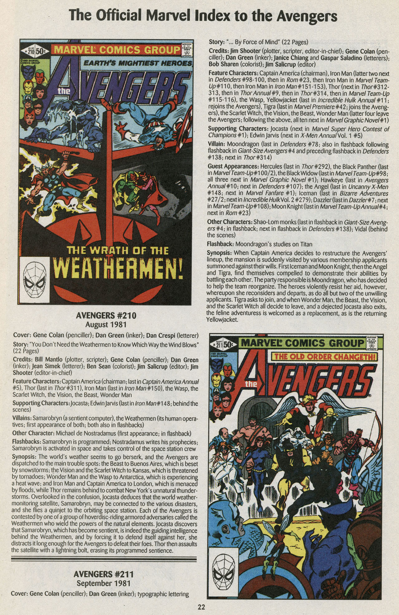 Read online The Official Marvel Index to the Avengers comic -  Issue #4 - 24