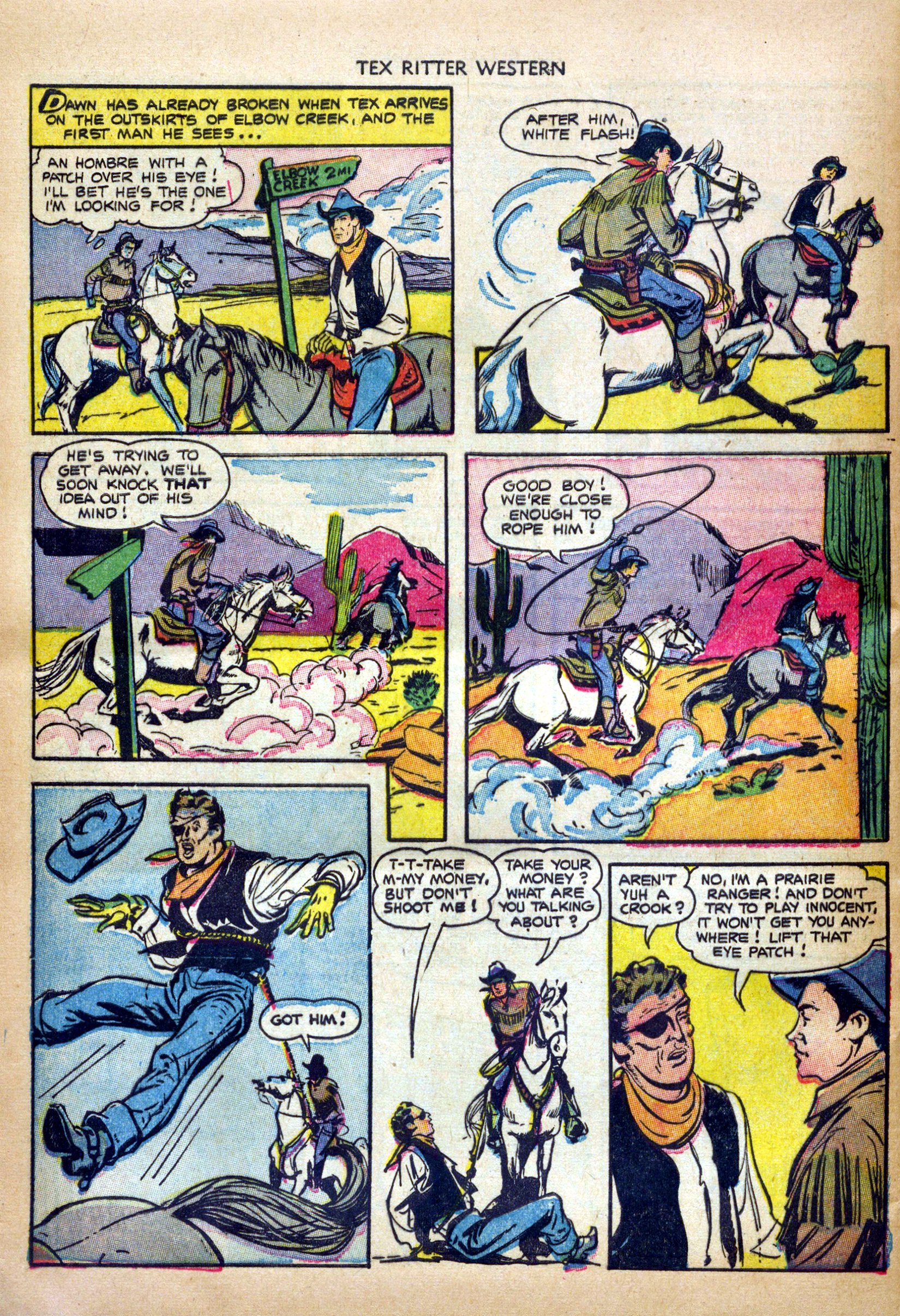 Read online Tex Ritter Western comic -  Issue #19 - 32