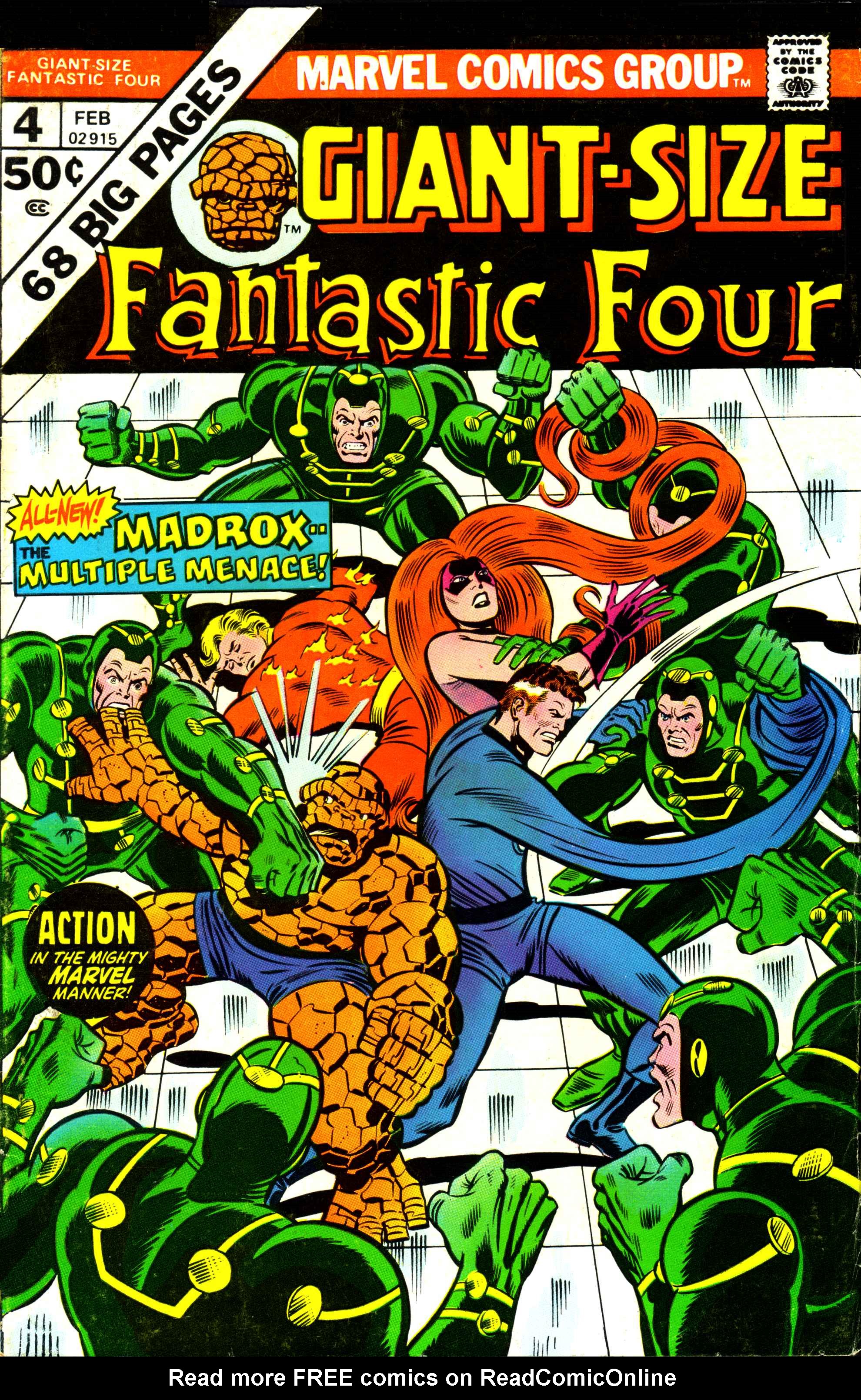 Read online Giant-Size Fantastic Four comic -  Issue #4 - 1