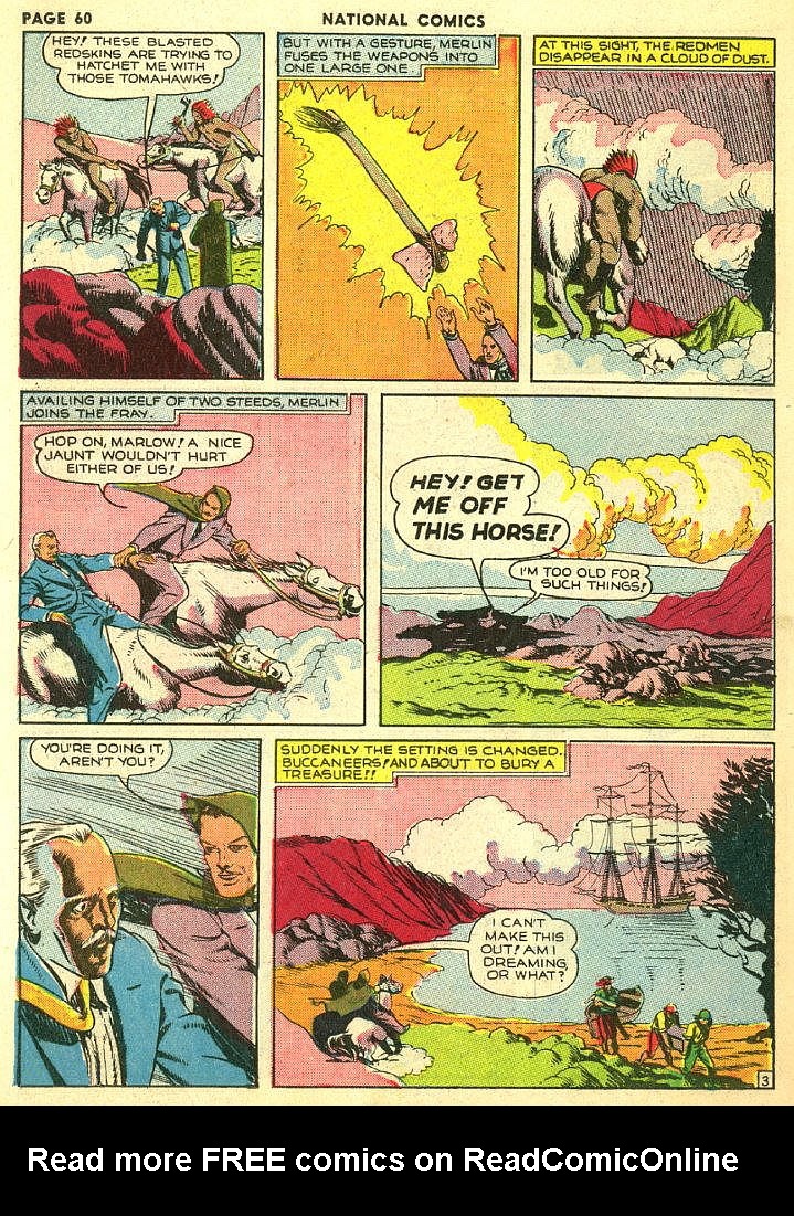 Read online National Comics comic -  Issue #6 - 62