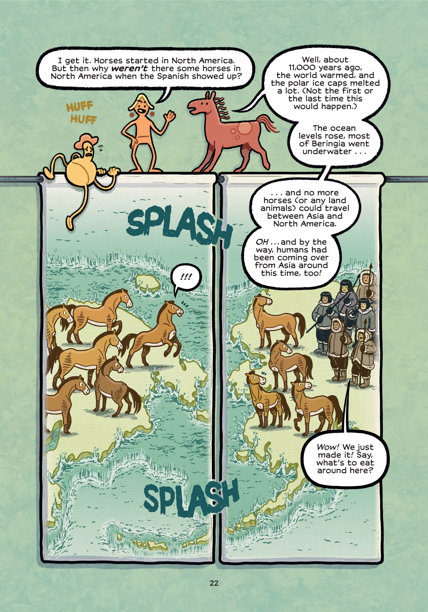 Read online History Comics comic -  Issue # The Wild Mustang - Horses of the American West - 28