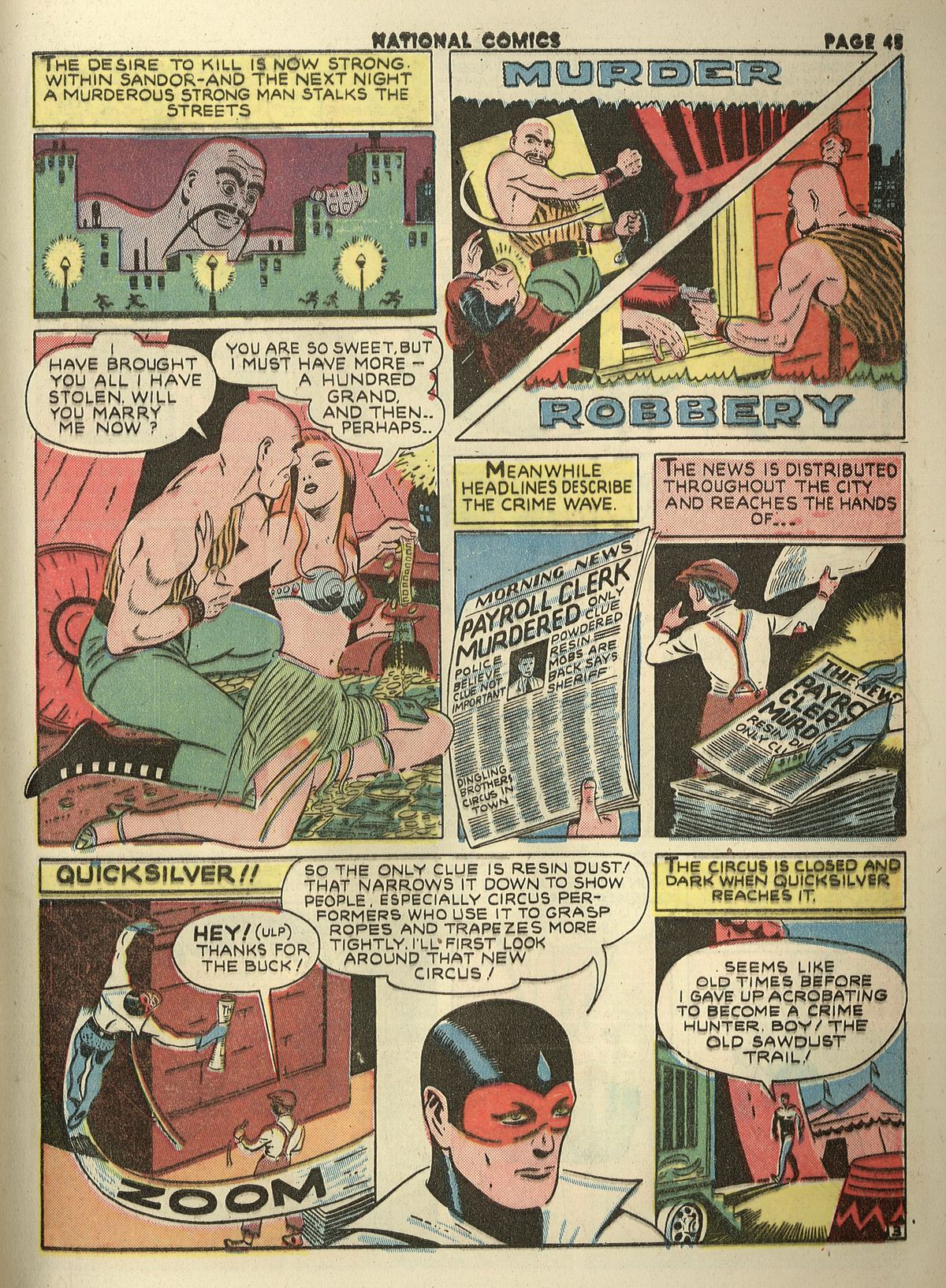 Read online National Comics comic -  Issue #28 - 47