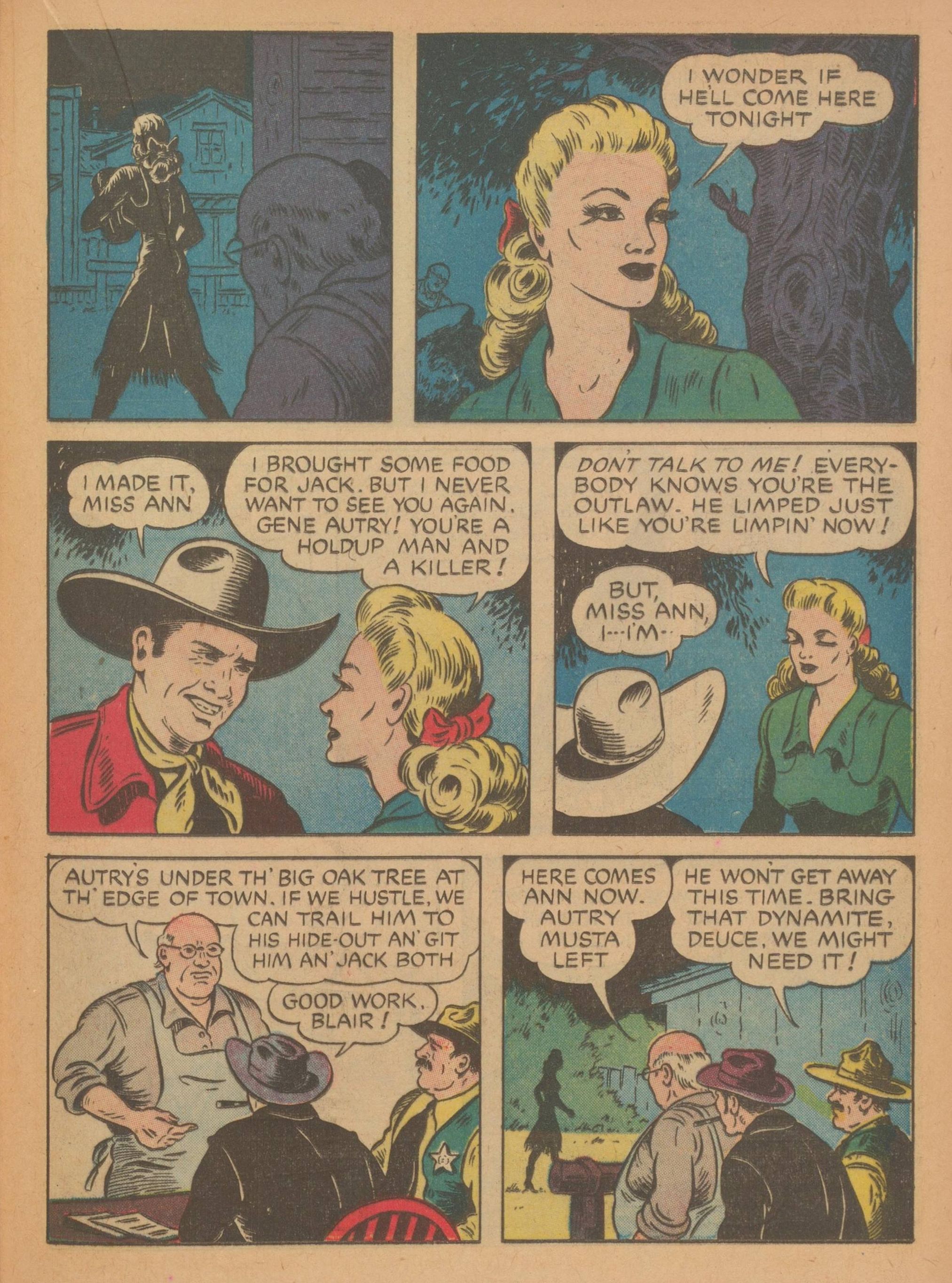 Read online Gene Autry Comics comic -  Issue #4 - 41